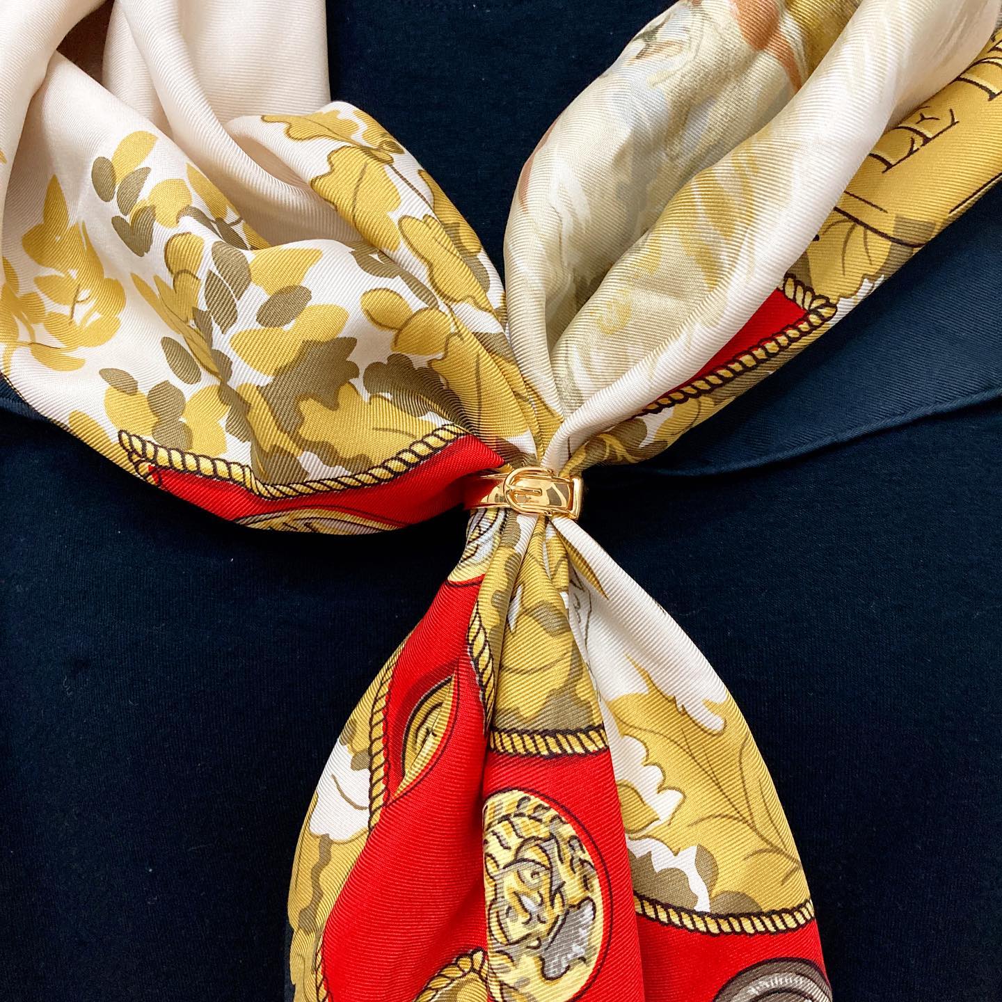 Hermès Satellite Scarf Ring H經典絲巾扣