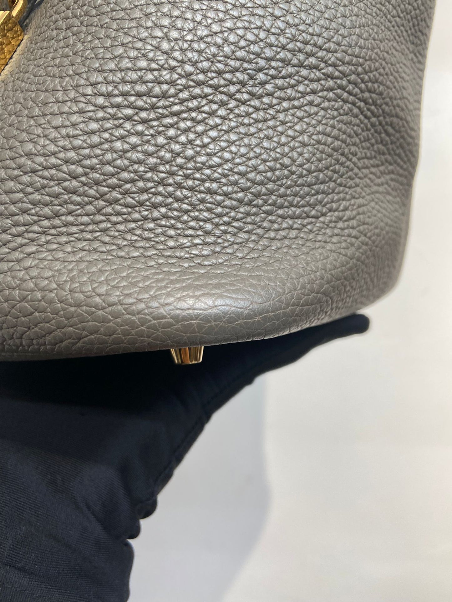 Hermes Picotin 22 錫器灰金扣