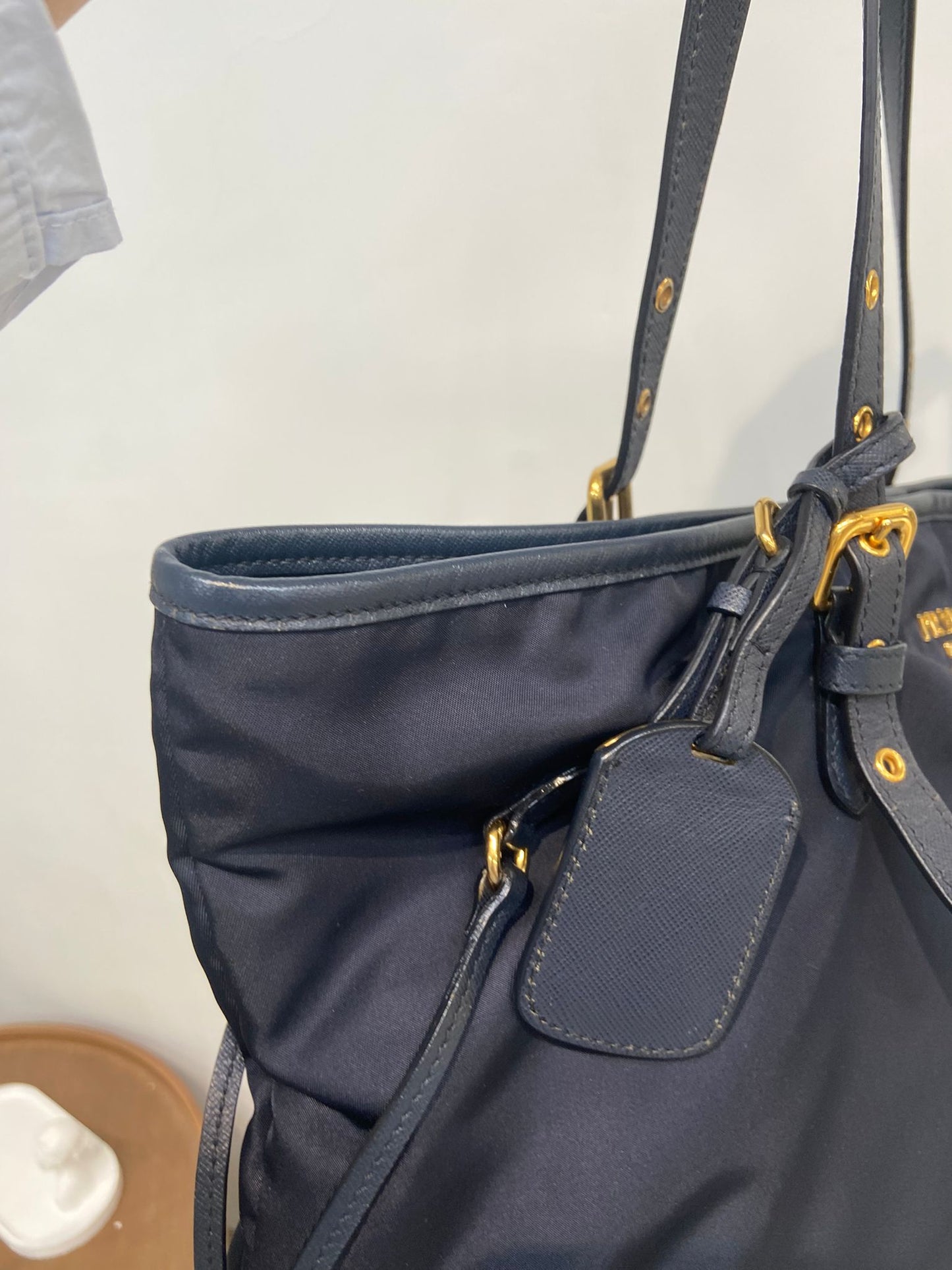 Prada 降落傘tote bag