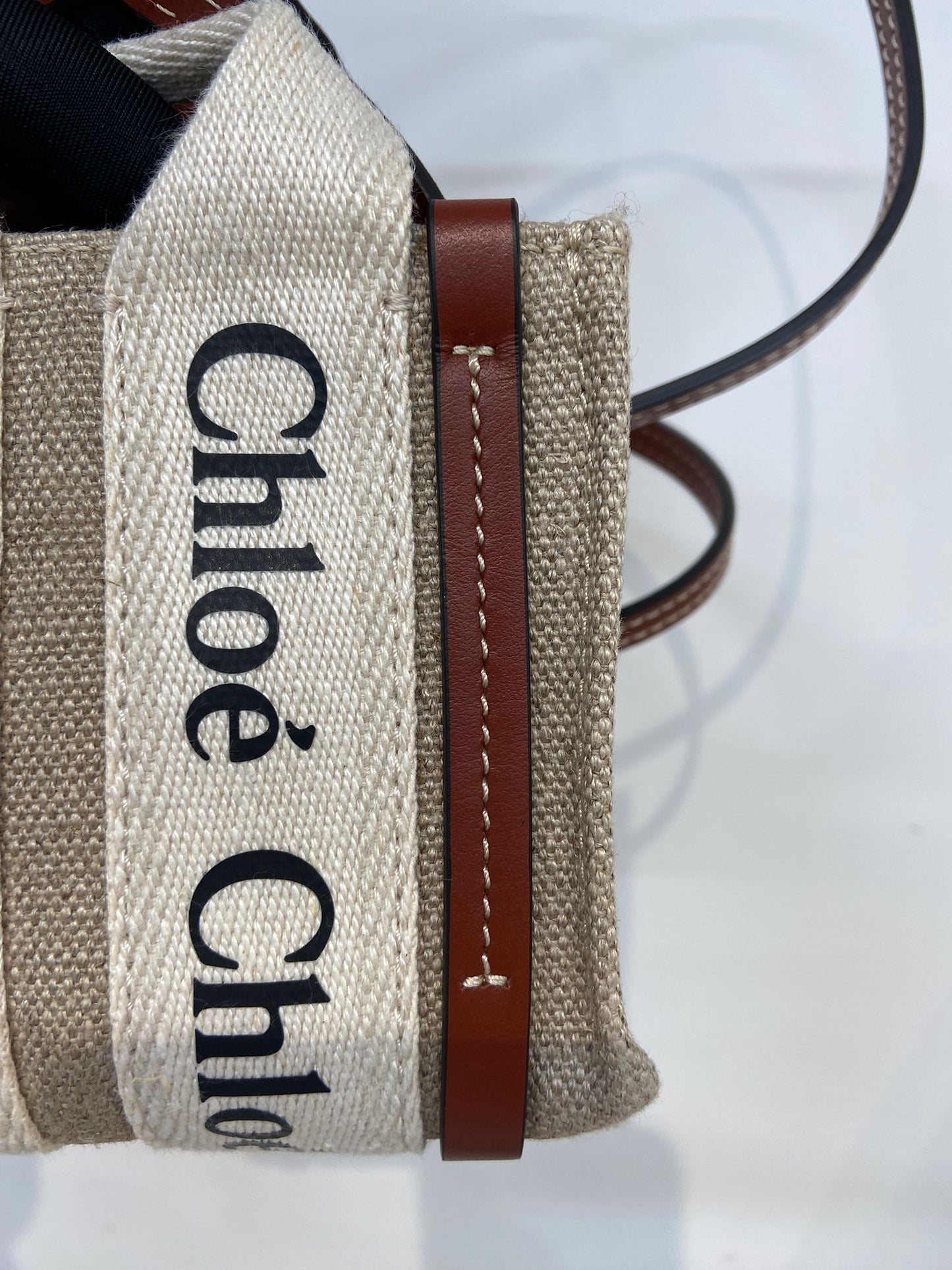Chole Woody tote Nano