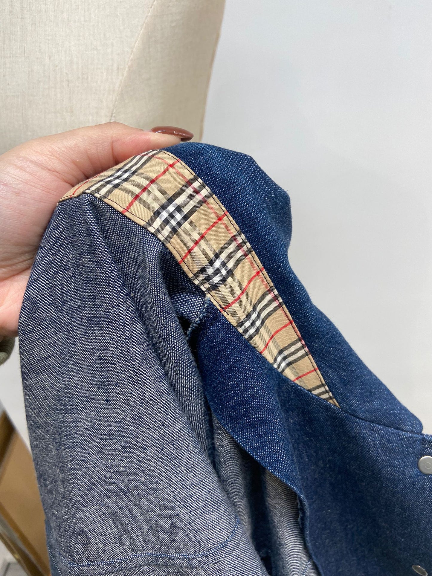 Burberry jeans 牛仔 外套