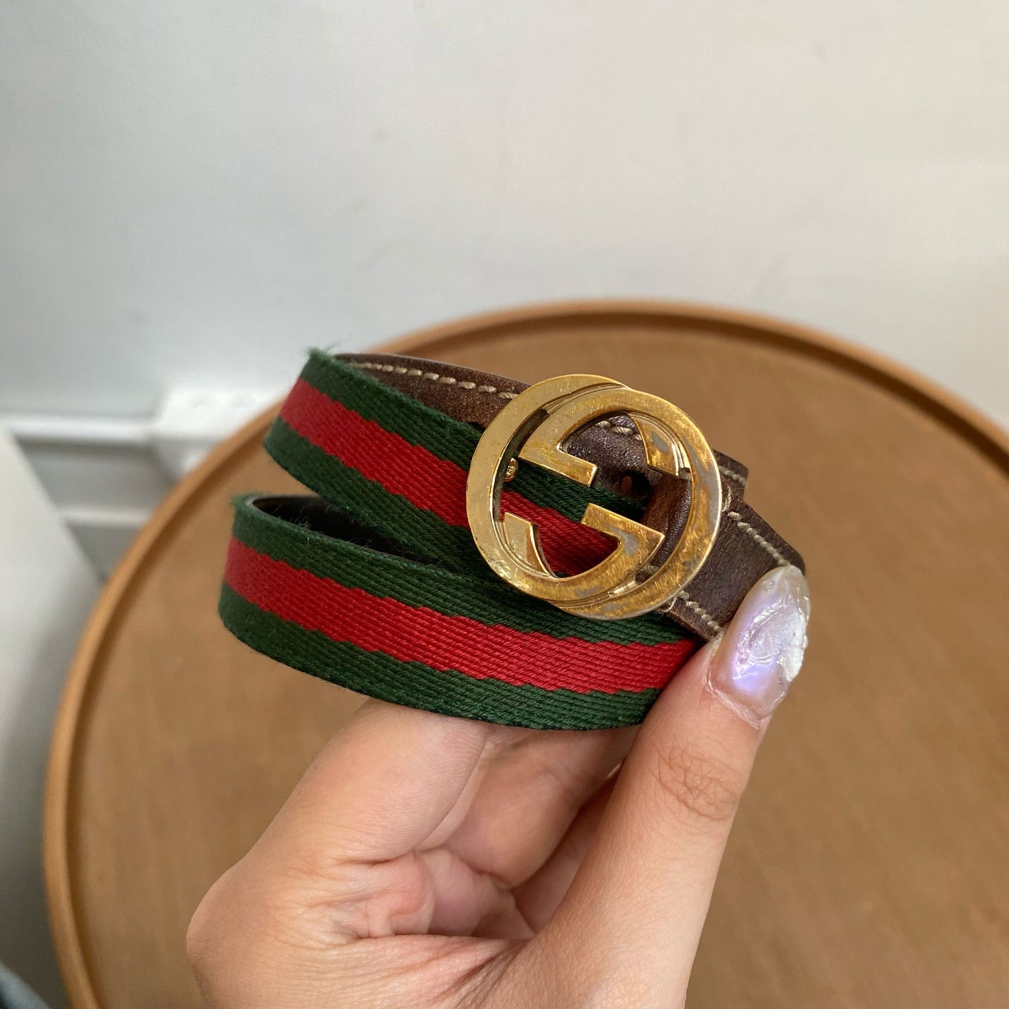 Gucci 皮帶 (布)