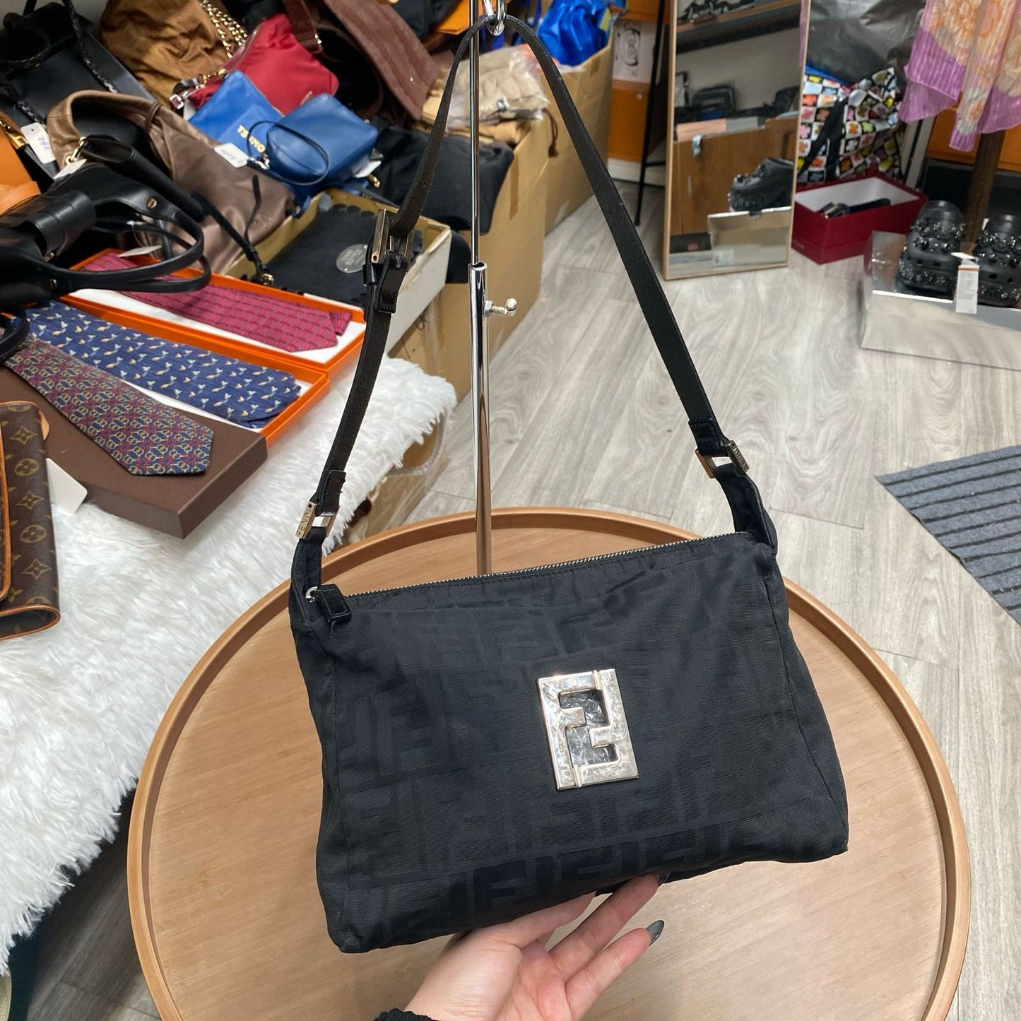 Fendi 黑色單肩袋