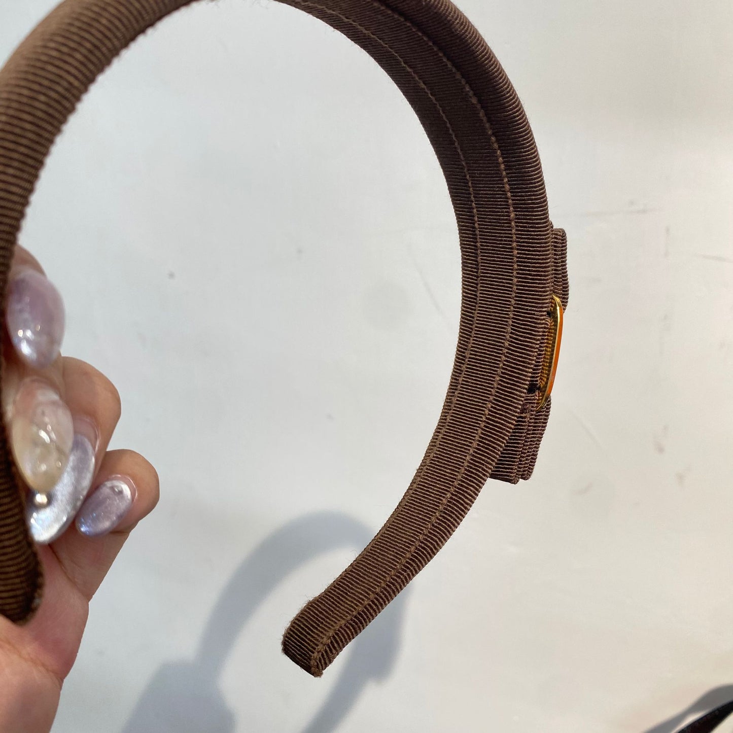 Ferragamo 啡色 頭箍