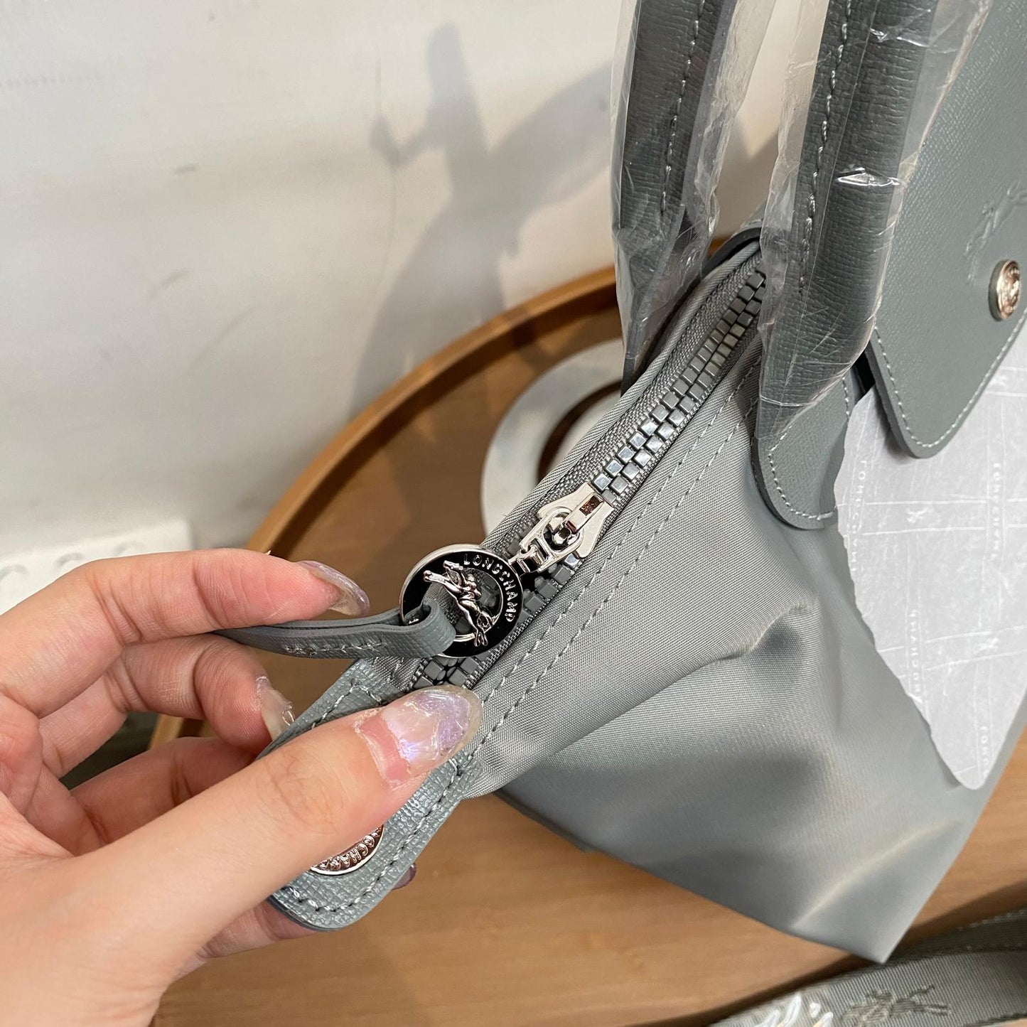 LONGCHAMP TOTE S 灰