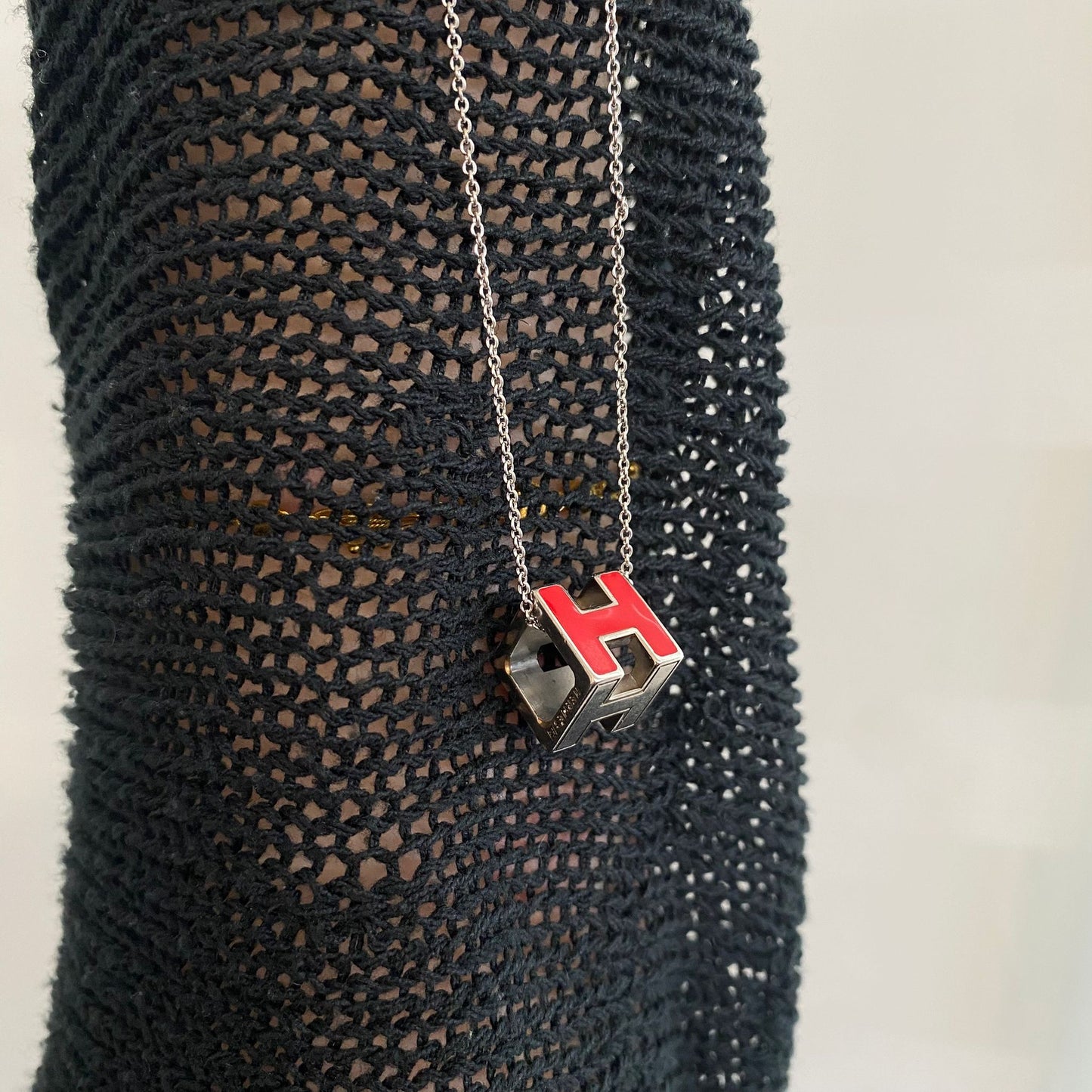 HERMES CUBE H 紅色吊墜