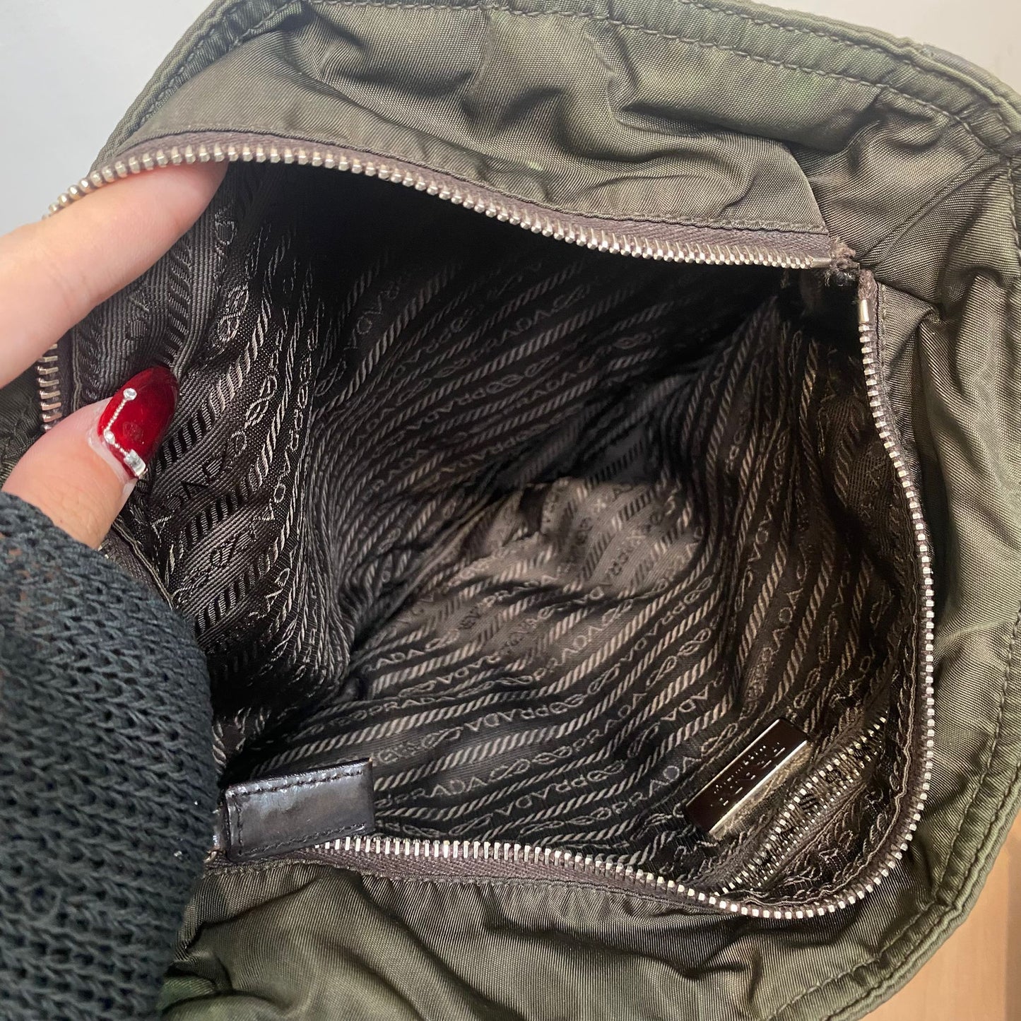 Prada Tote 軍綠色