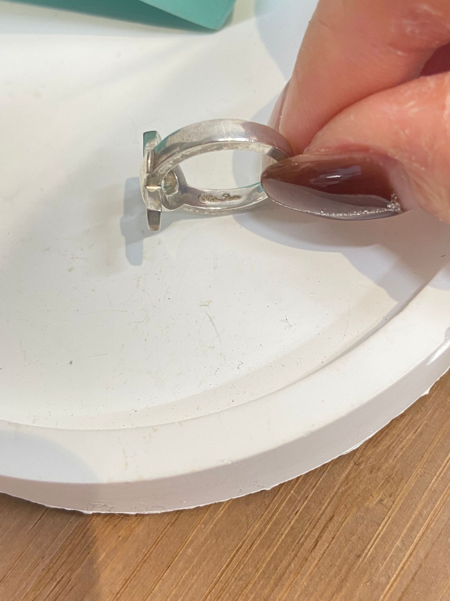 Tiffany &co 純銀戒指 心型