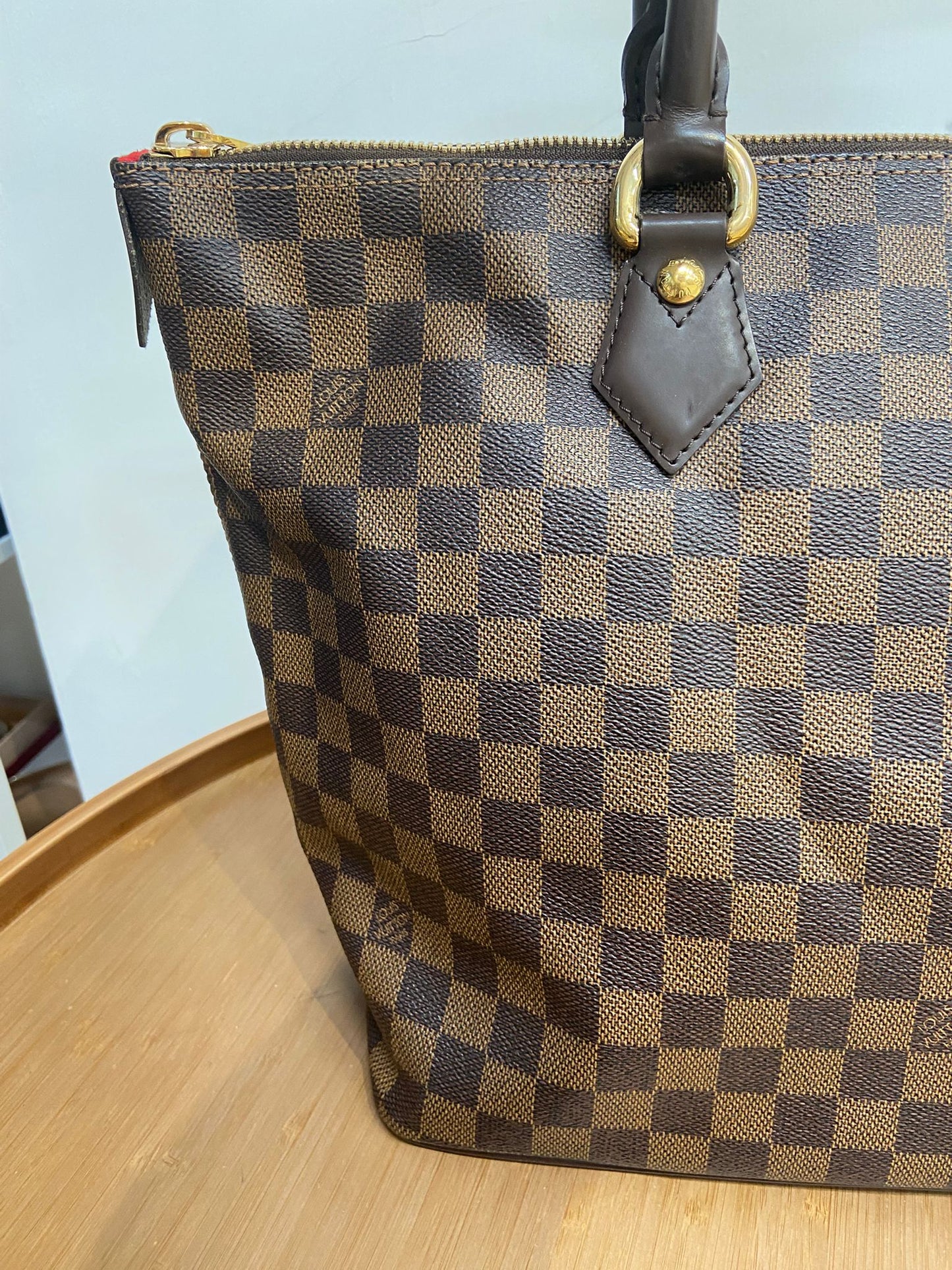 LV 棋盤 tote