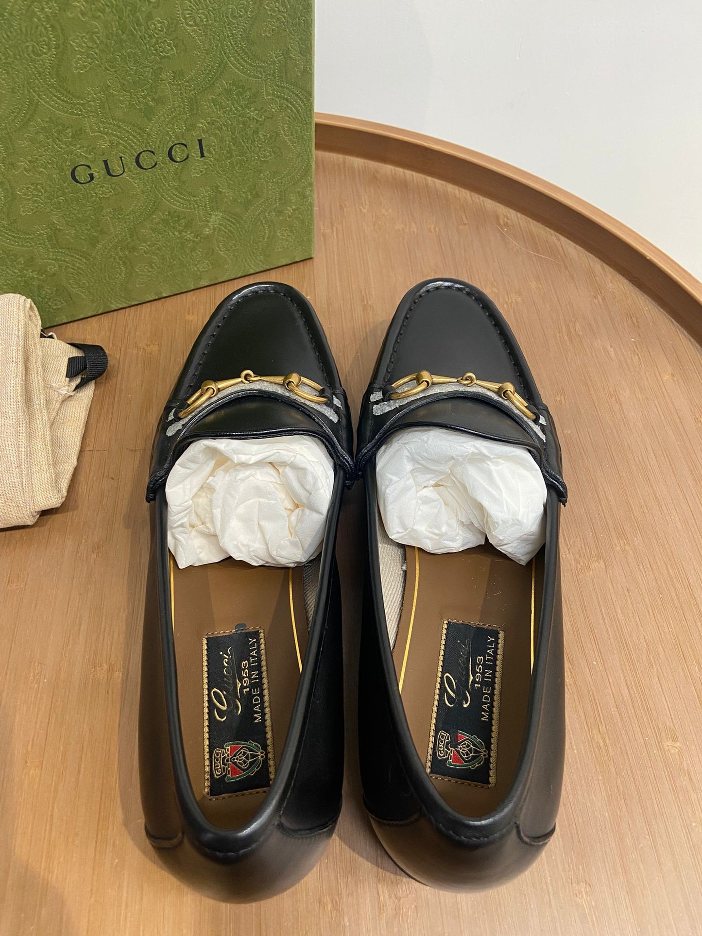 Gucci loafers 黑色樂福皮鞋