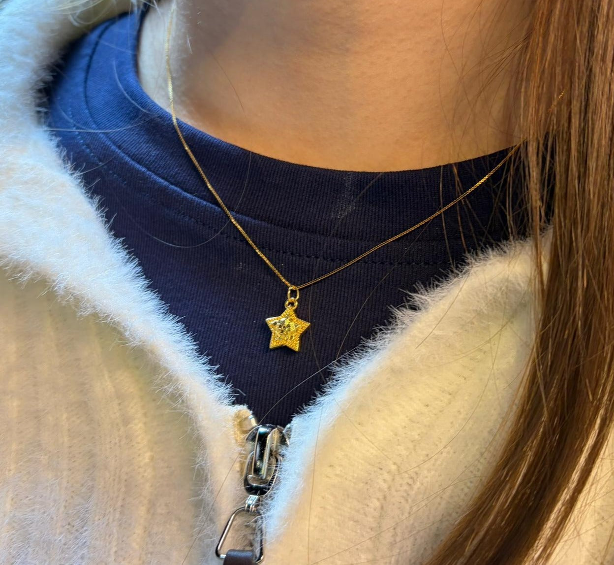 星星999足金頸鏈