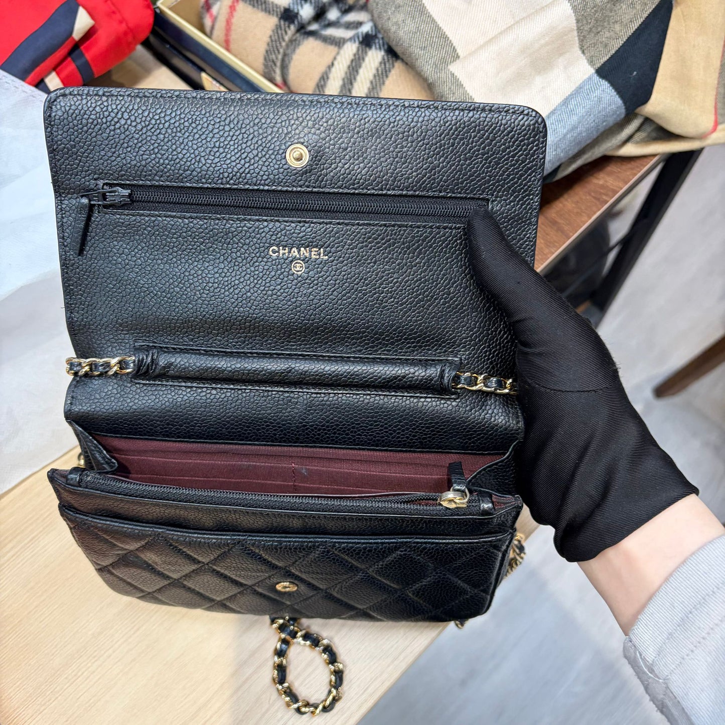CHANEL Caviar 魚子醬黑金WOC