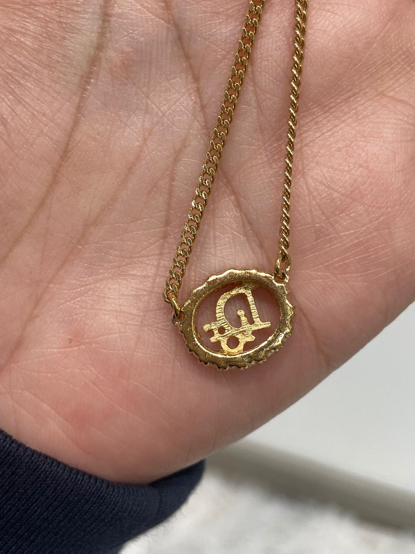 Dior 橢圓閃石 頸鏈