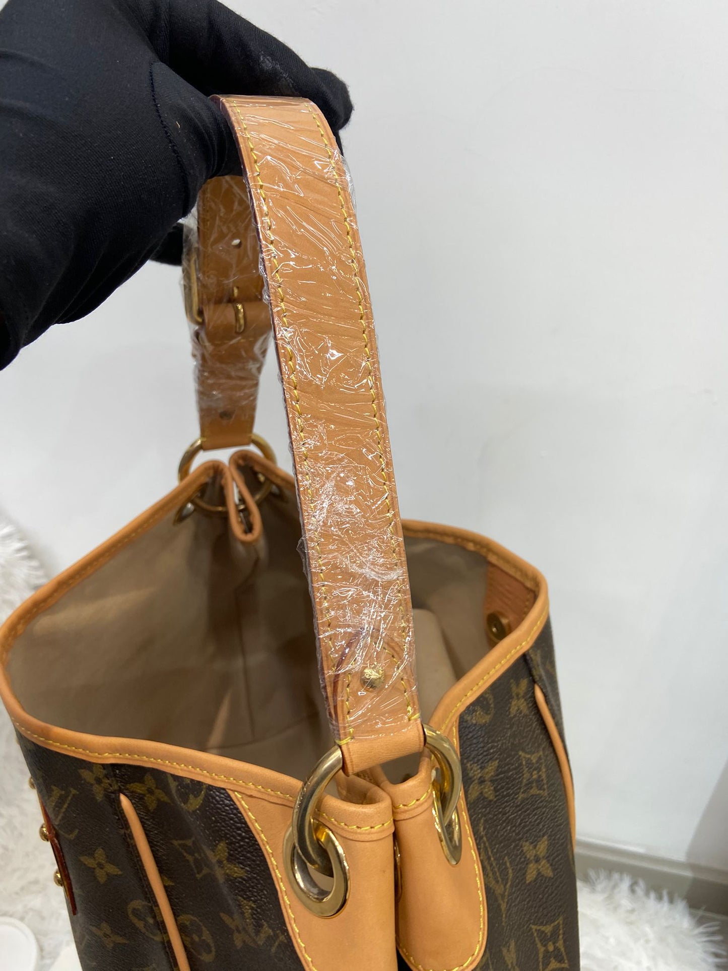 Lv 金牌南瓜hobo tote bag