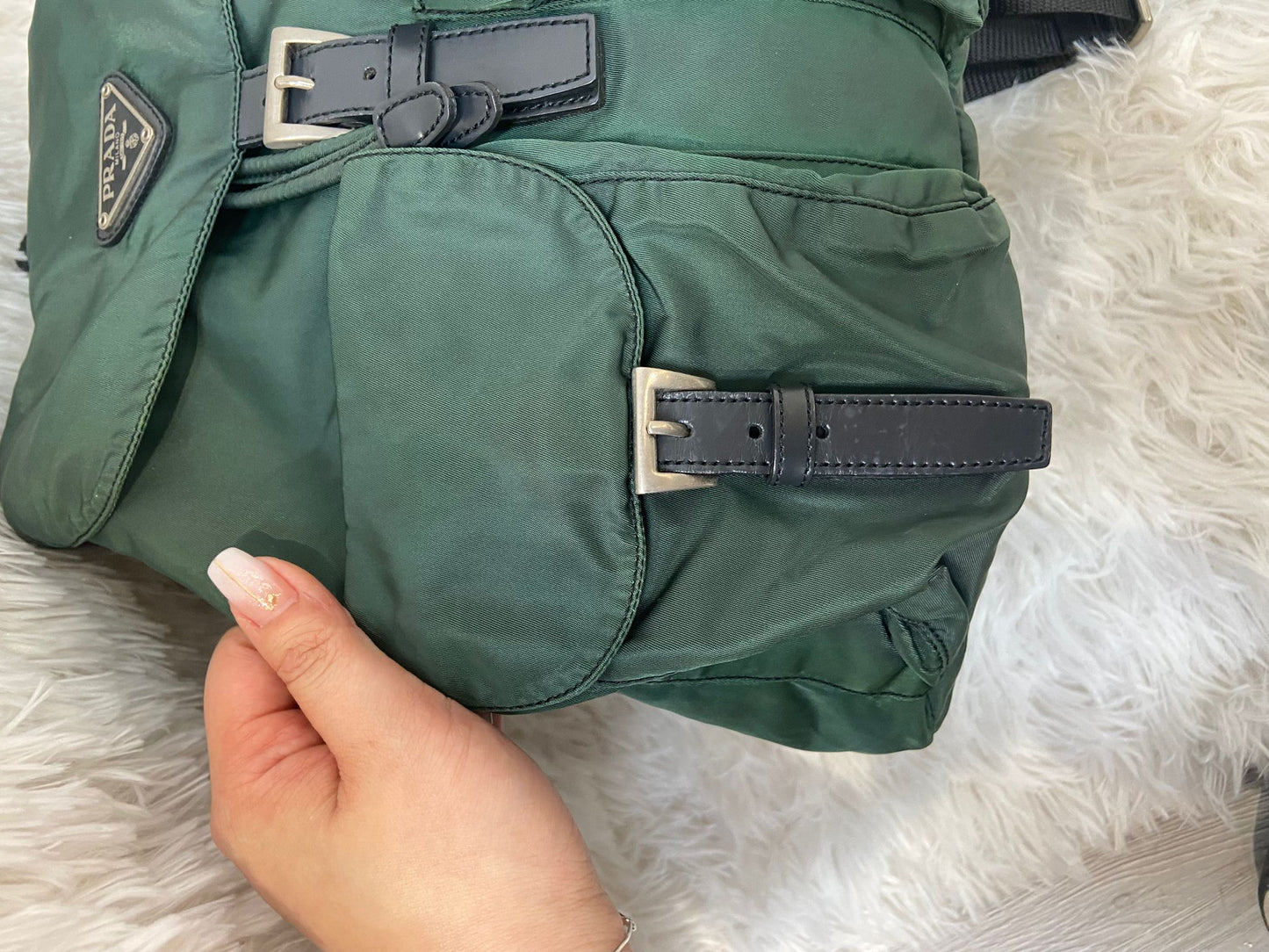 Prada nylon backpack