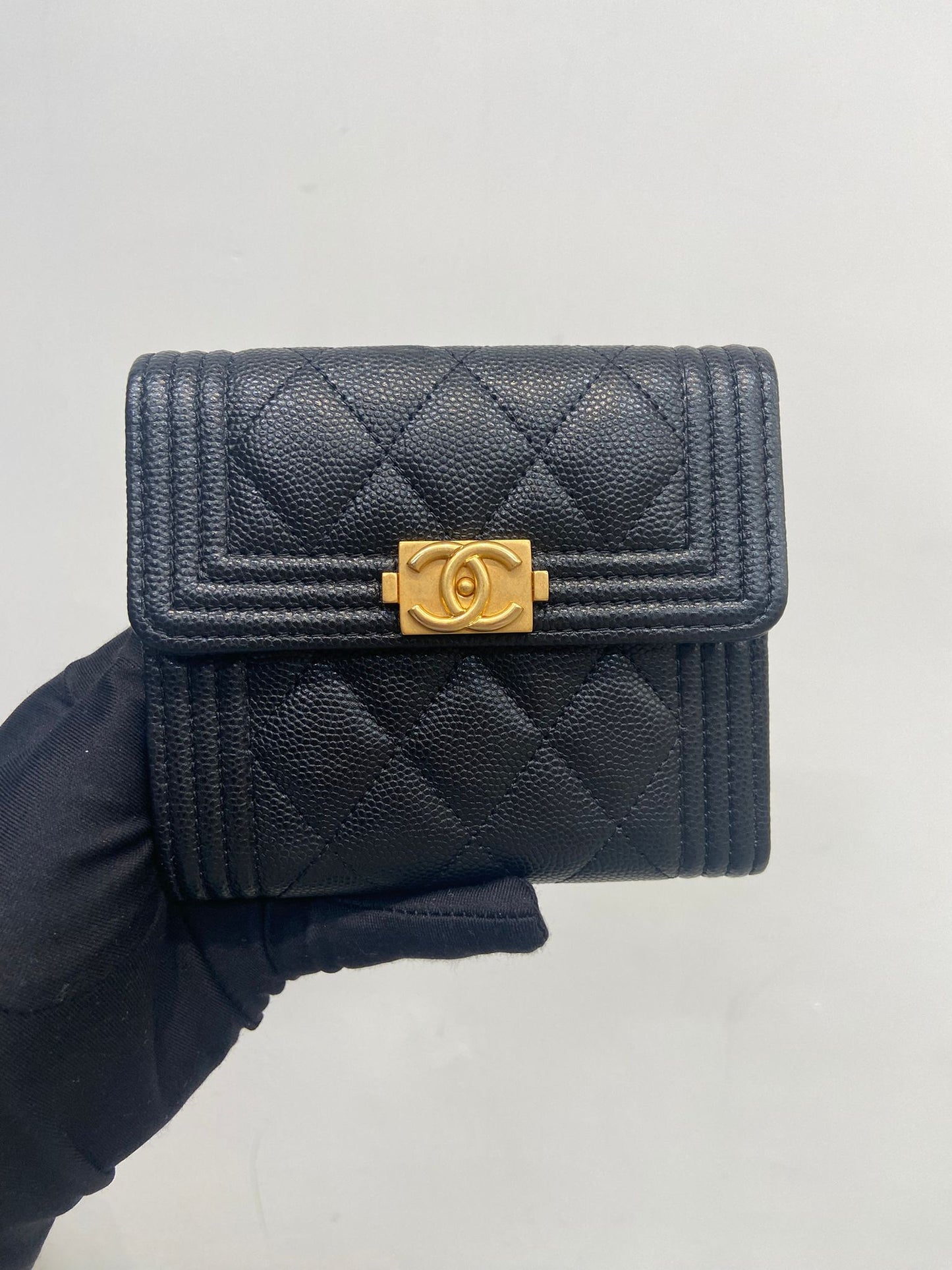 Chanel Boy flap wallet