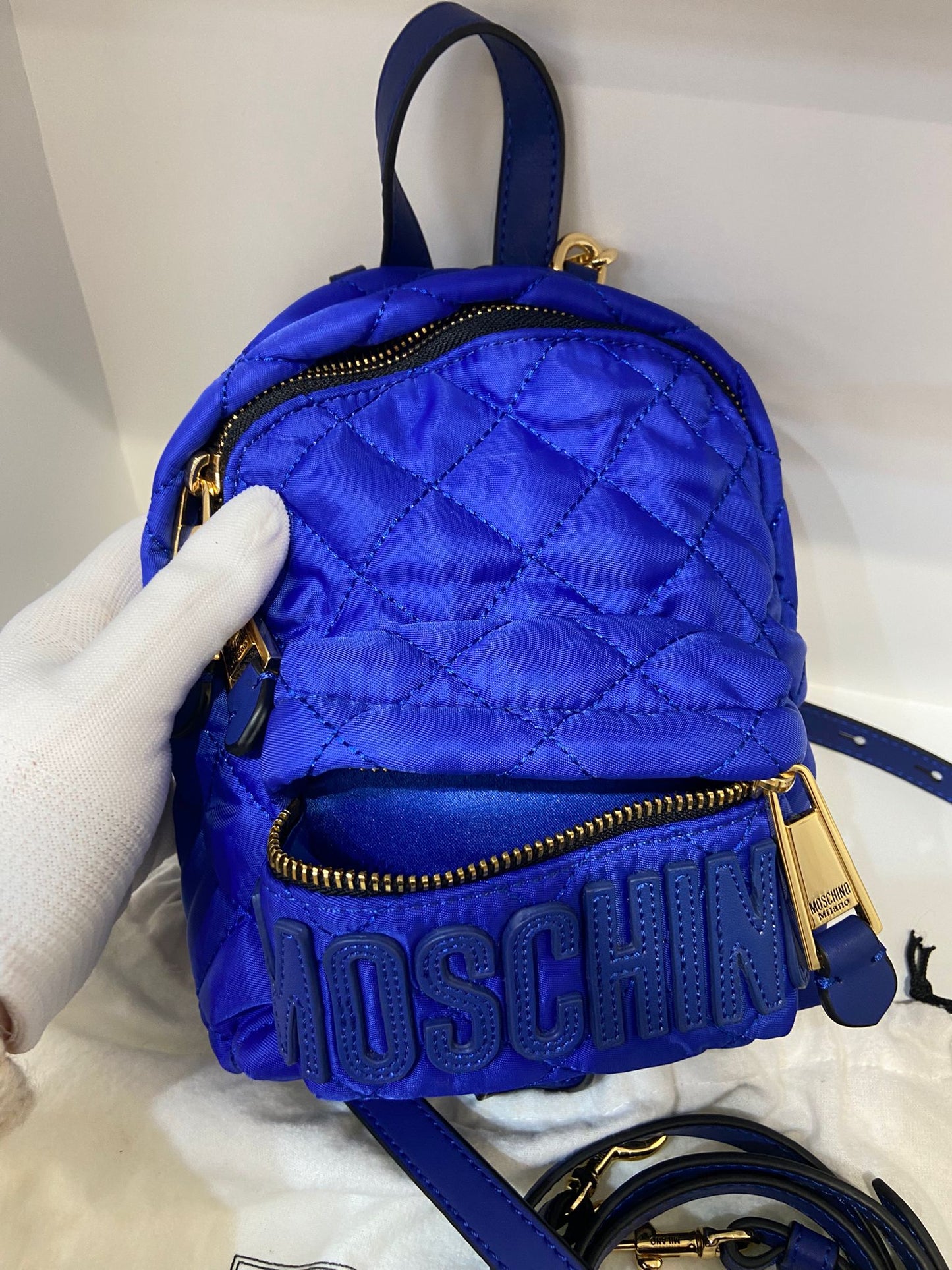 Moschino mini backpack