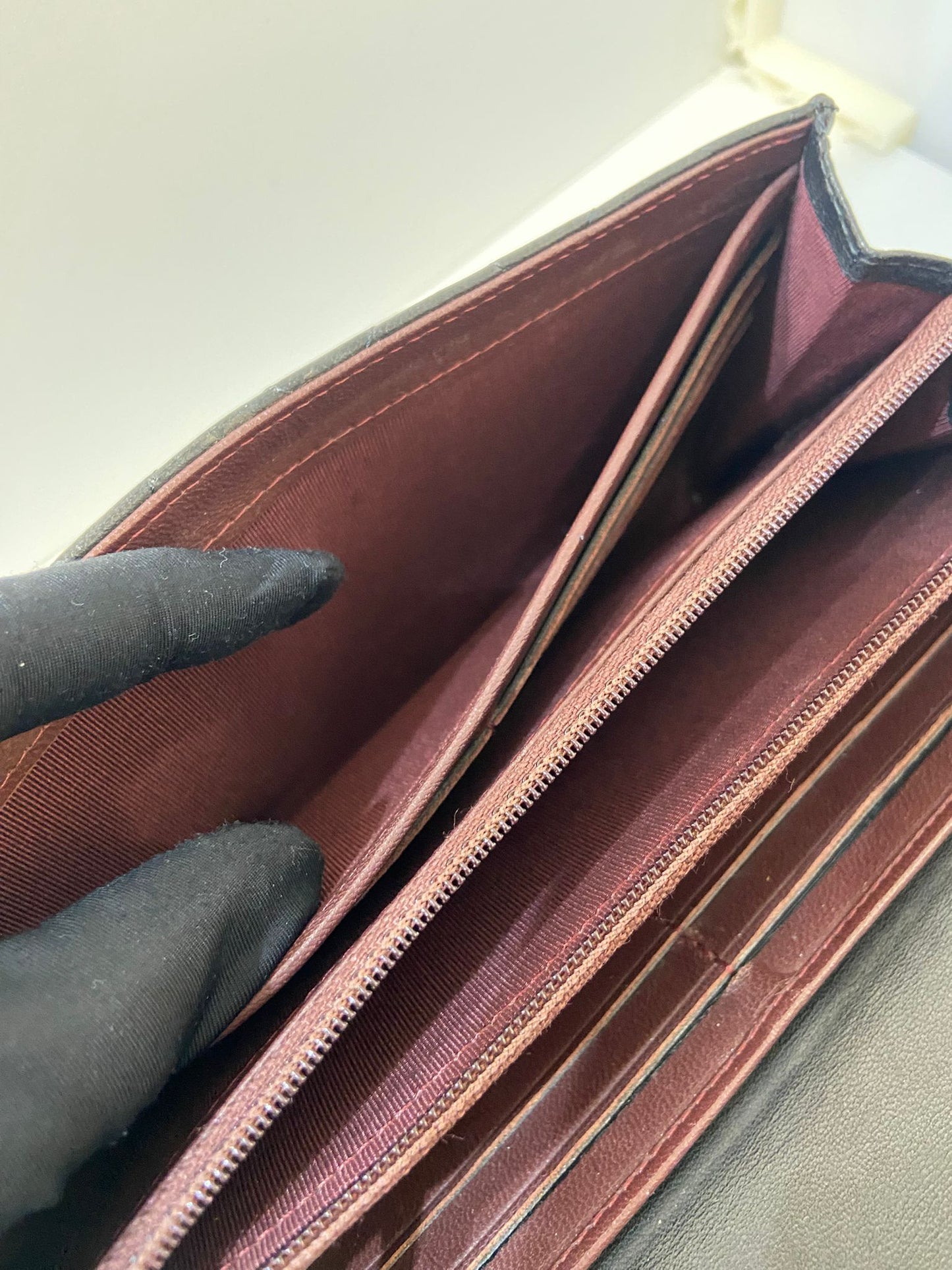 Chanel flap long wallet
