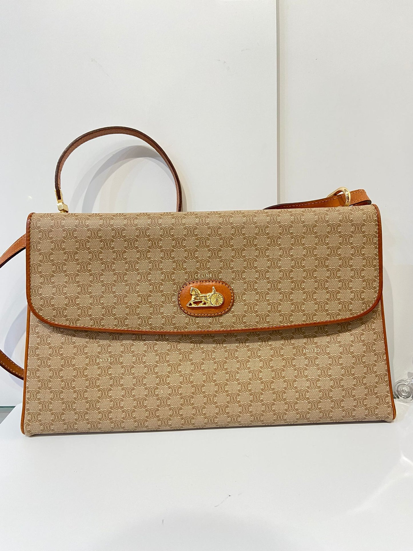 Celine vintage macadam envelope bag