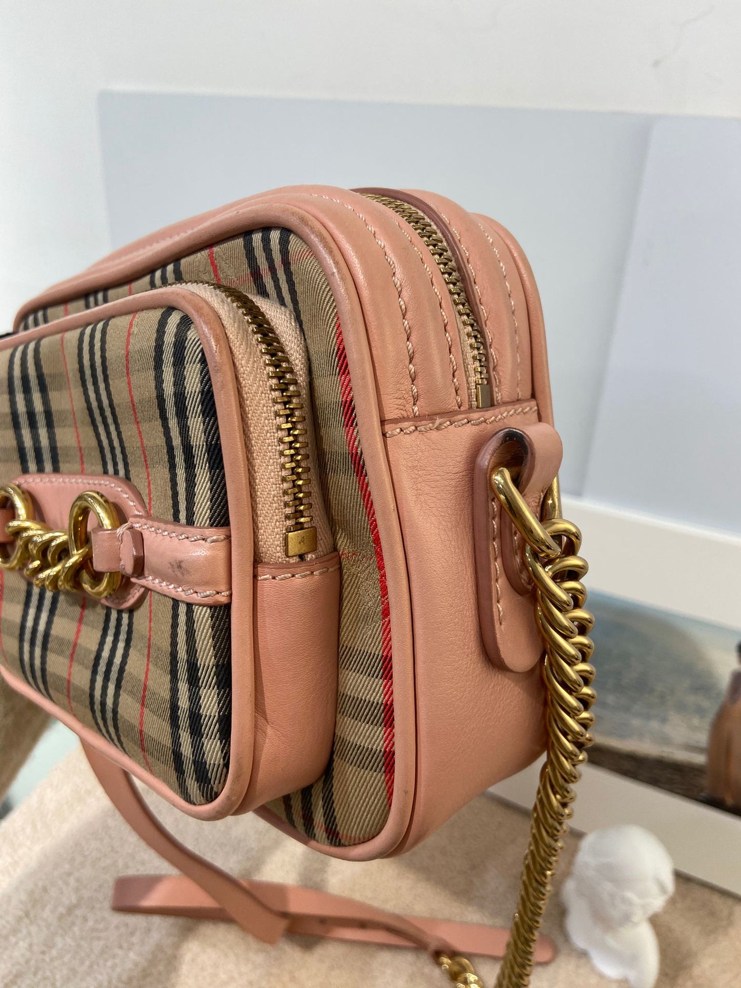 Burberry 1983 Check Link Camera Bag