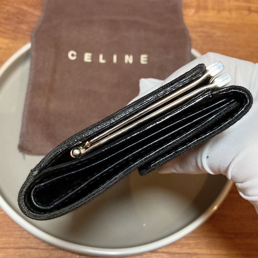 Celine Vintage Bifold Black Wallet 黑色兩折銀包