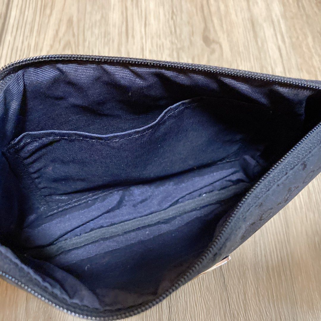 Celine Macadam Black Pouch 黑色老花化妝袋