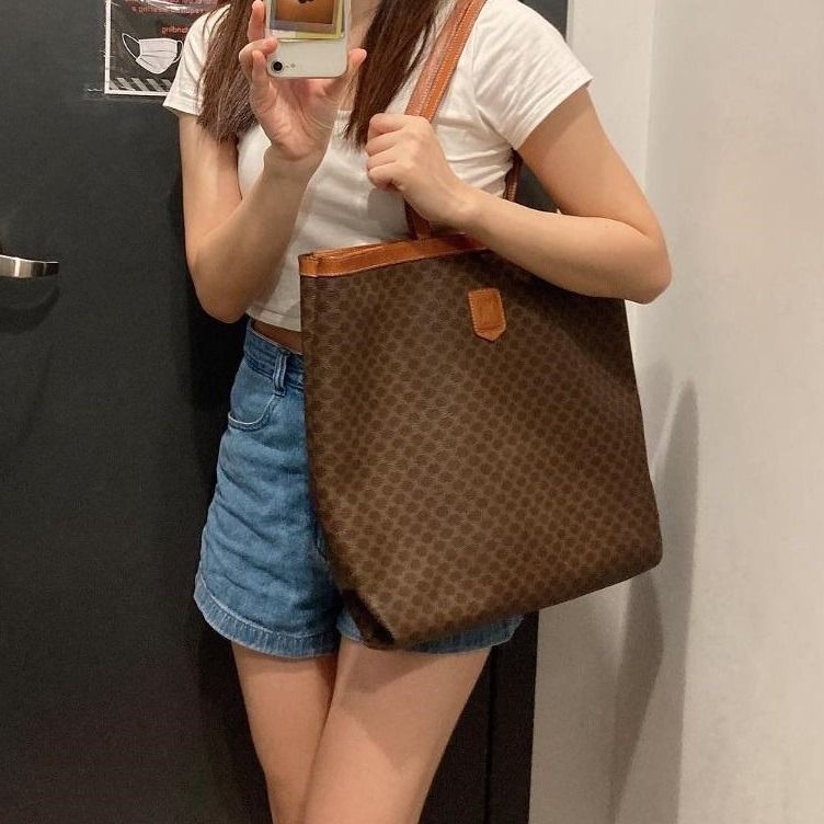 Celine Macadam Large Tote Bag 老花大托特包