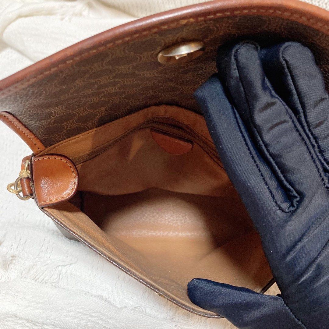 Celine Macadam Handbag 老花金扣手挽袋