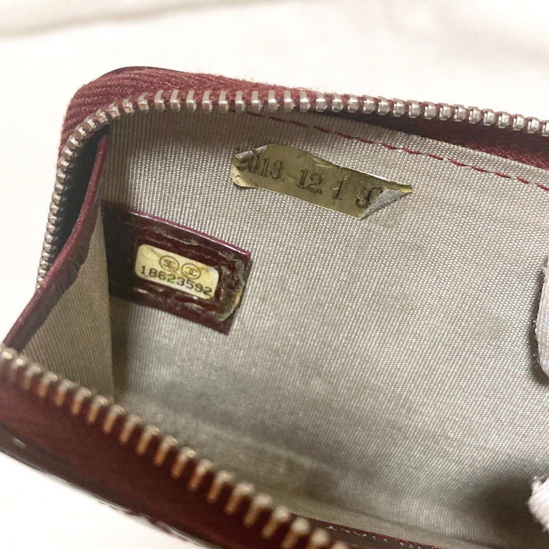 Chanel Matelasse Coin Bag (Burgundy) 菱格紋散紙包 (酒紅)