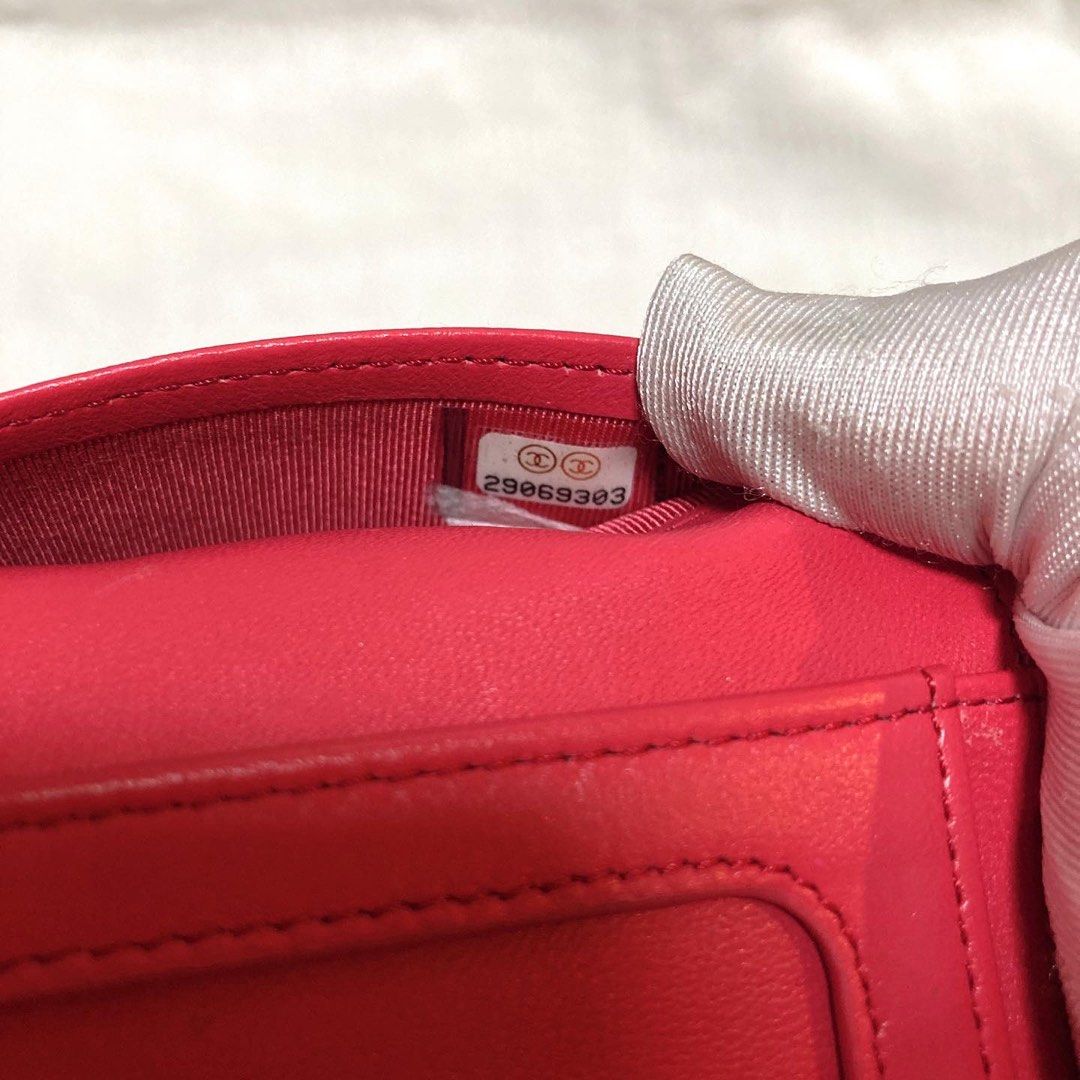 Chanel Matelasse Lambskin Card Holder (Pink) 菱格紋羊皮卡片套 (粉紅)