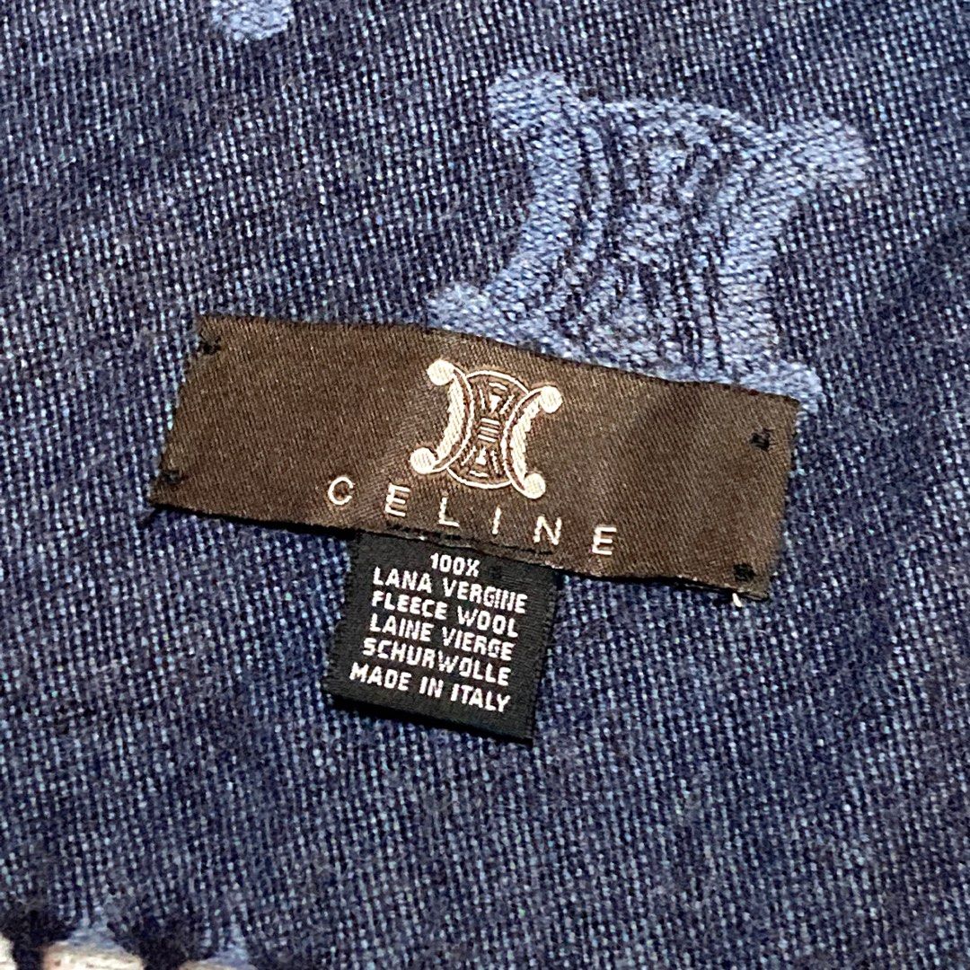 Celine Macadam 100% Wool Scarf 凱旋門羊毛頸巾