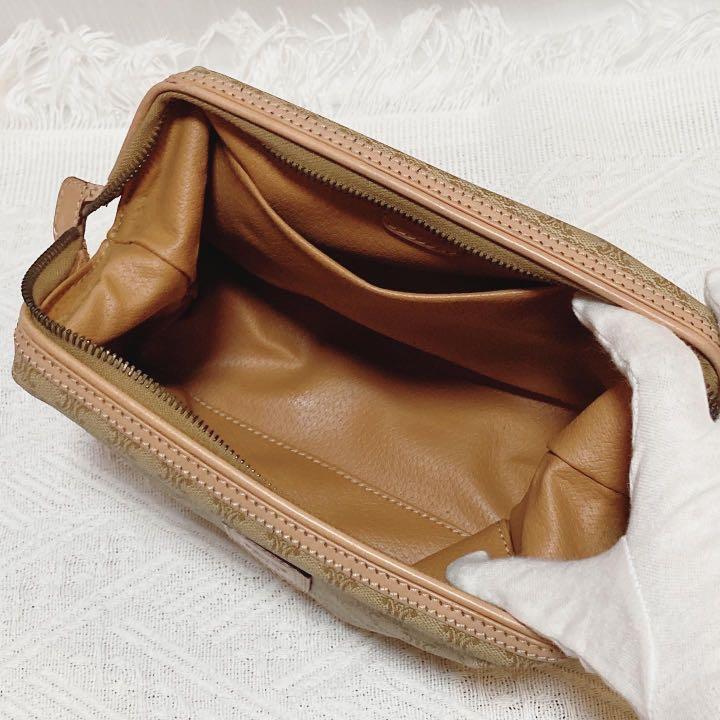 Celine White Macadam Pouch Bag 淺色老花雲朵包