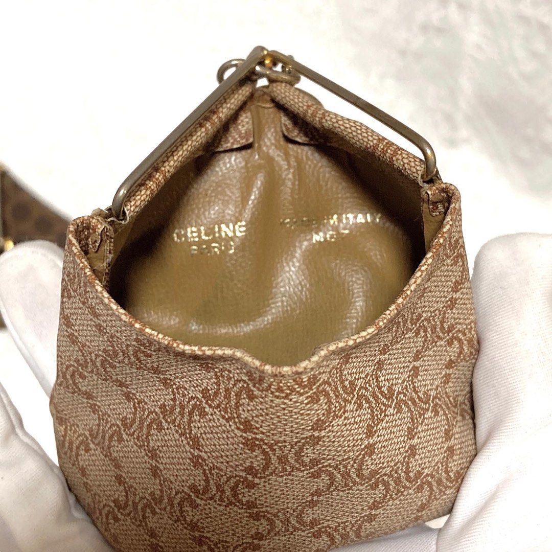 Celine Triangle Maragram Coin Bag 三角老花散紙包