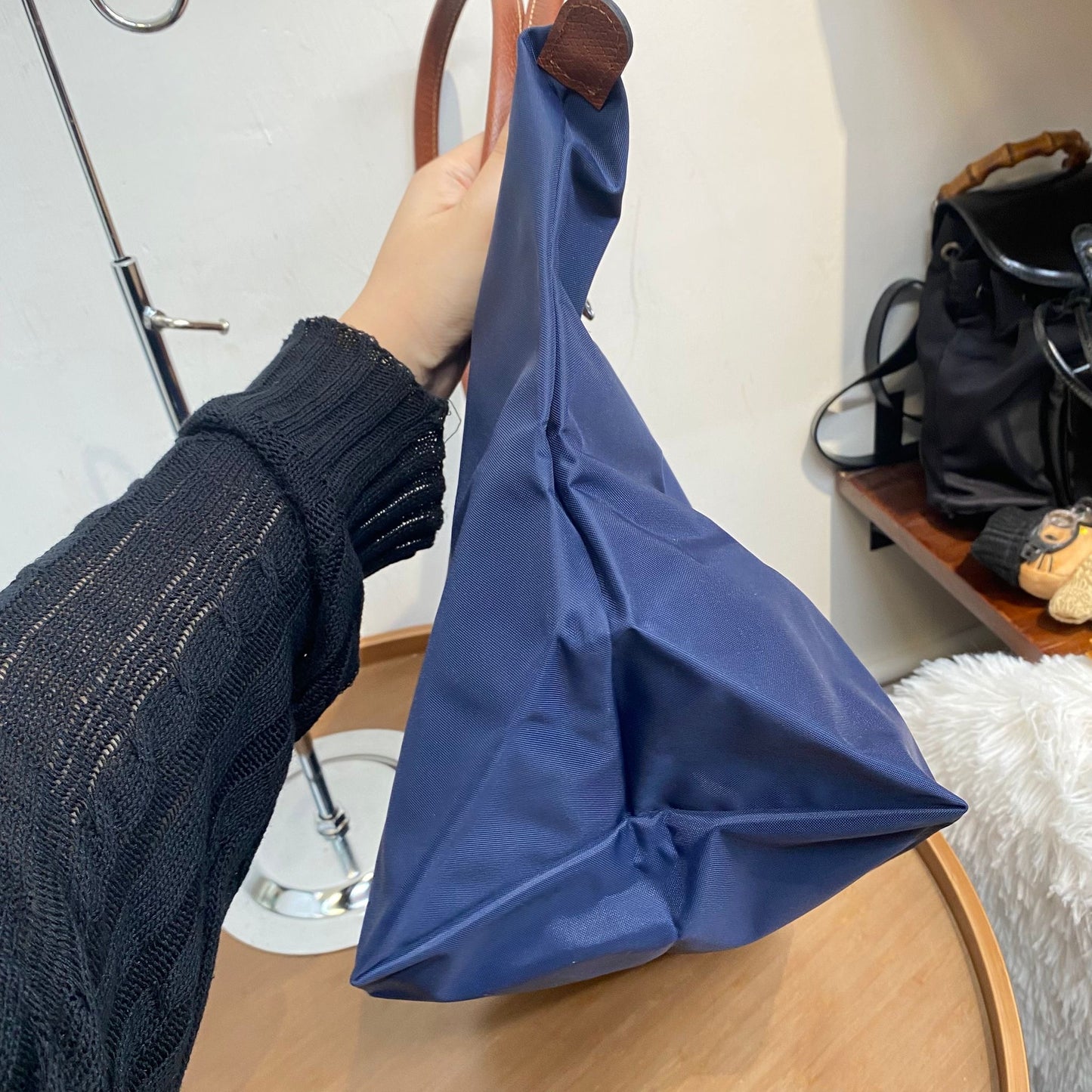 Longchamp Tote 深藍
