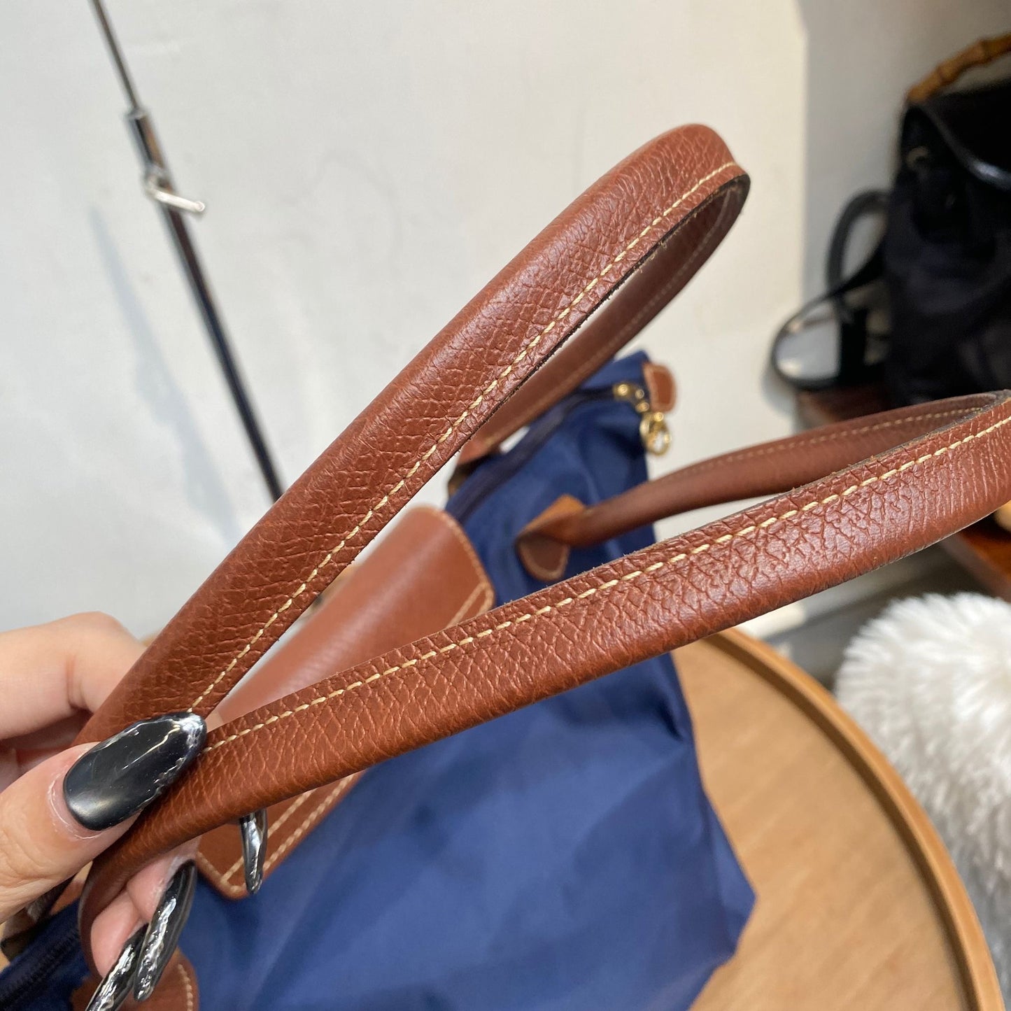 Longchamp Tote 深藍