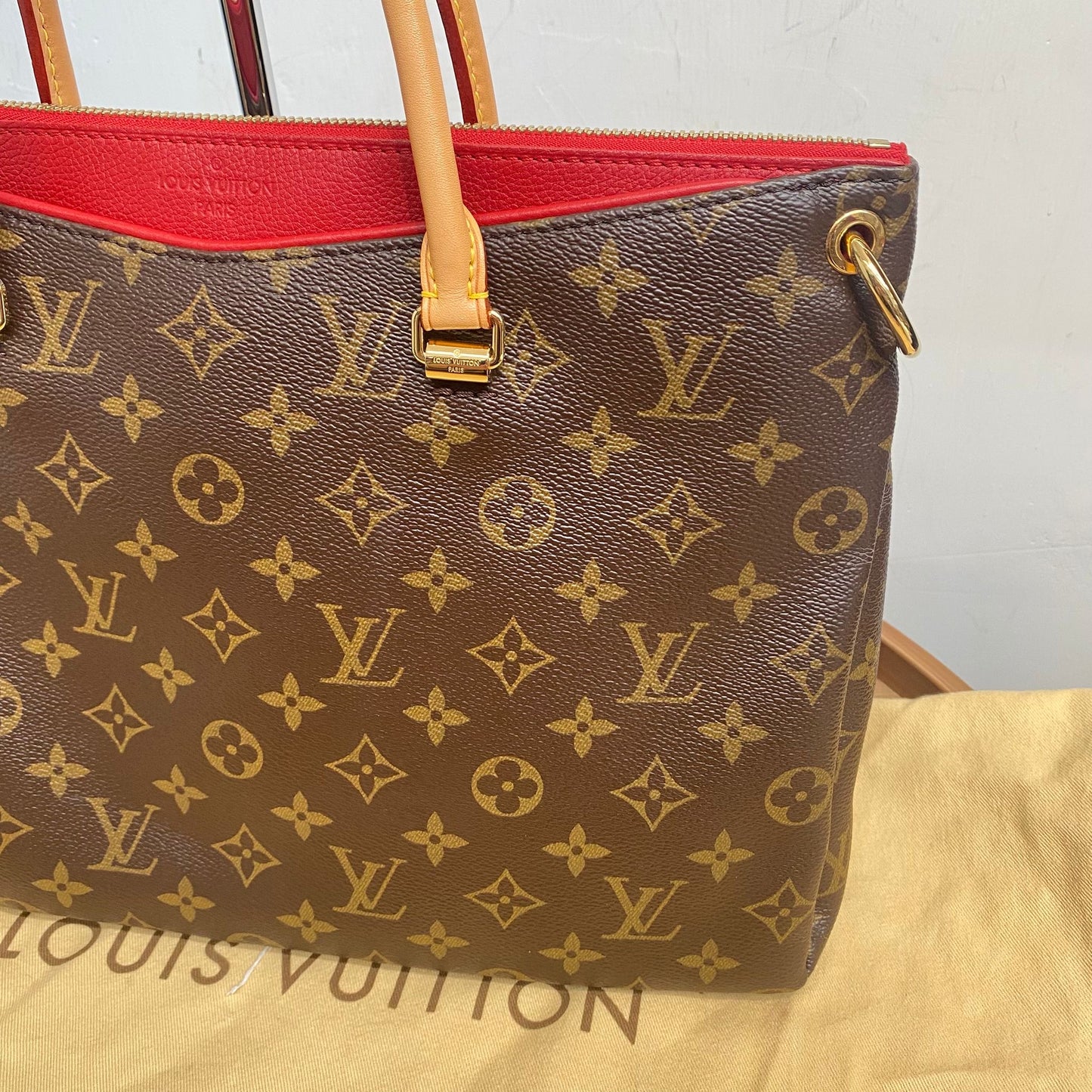 LV老花Tote M41175