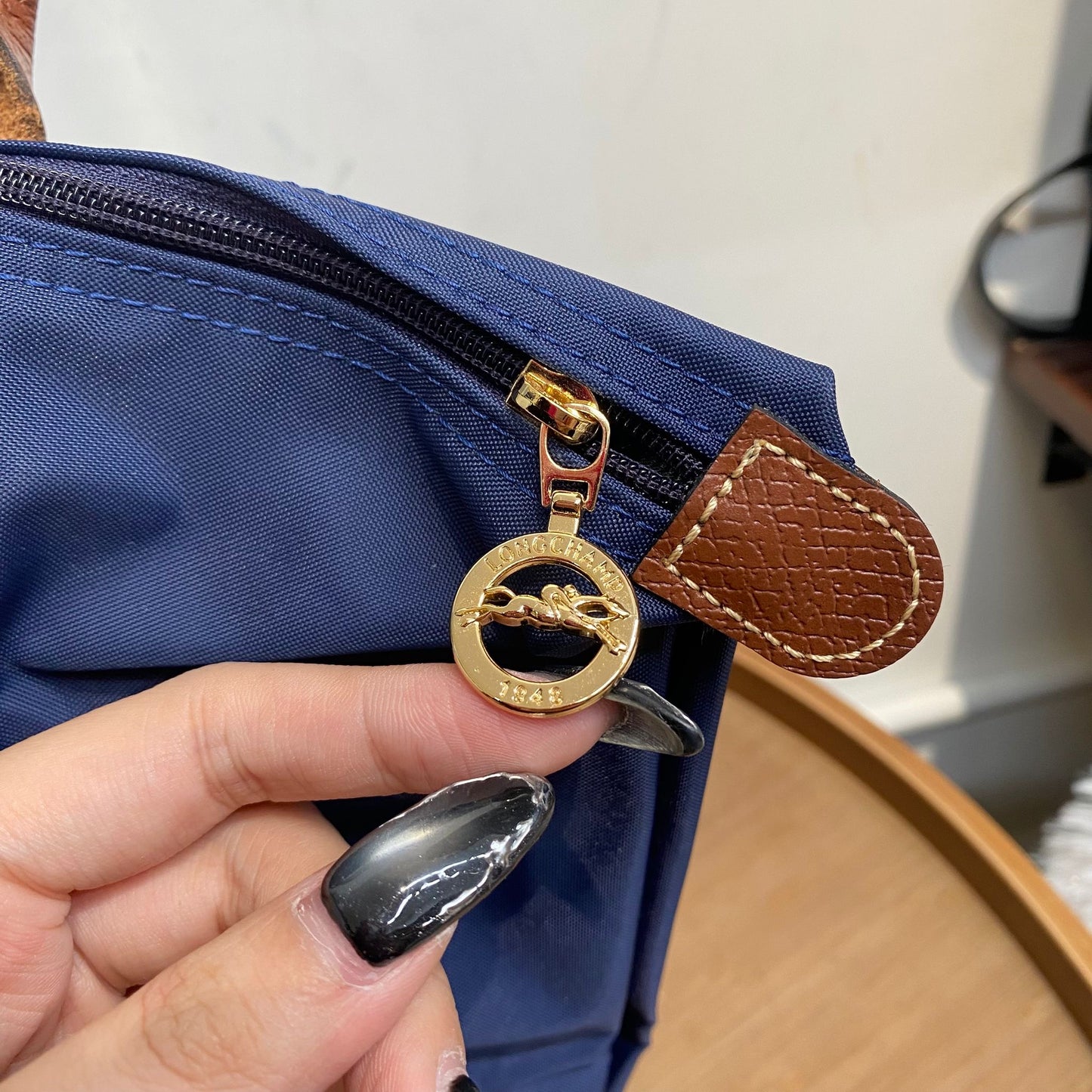 Longchamp Tote 深藍