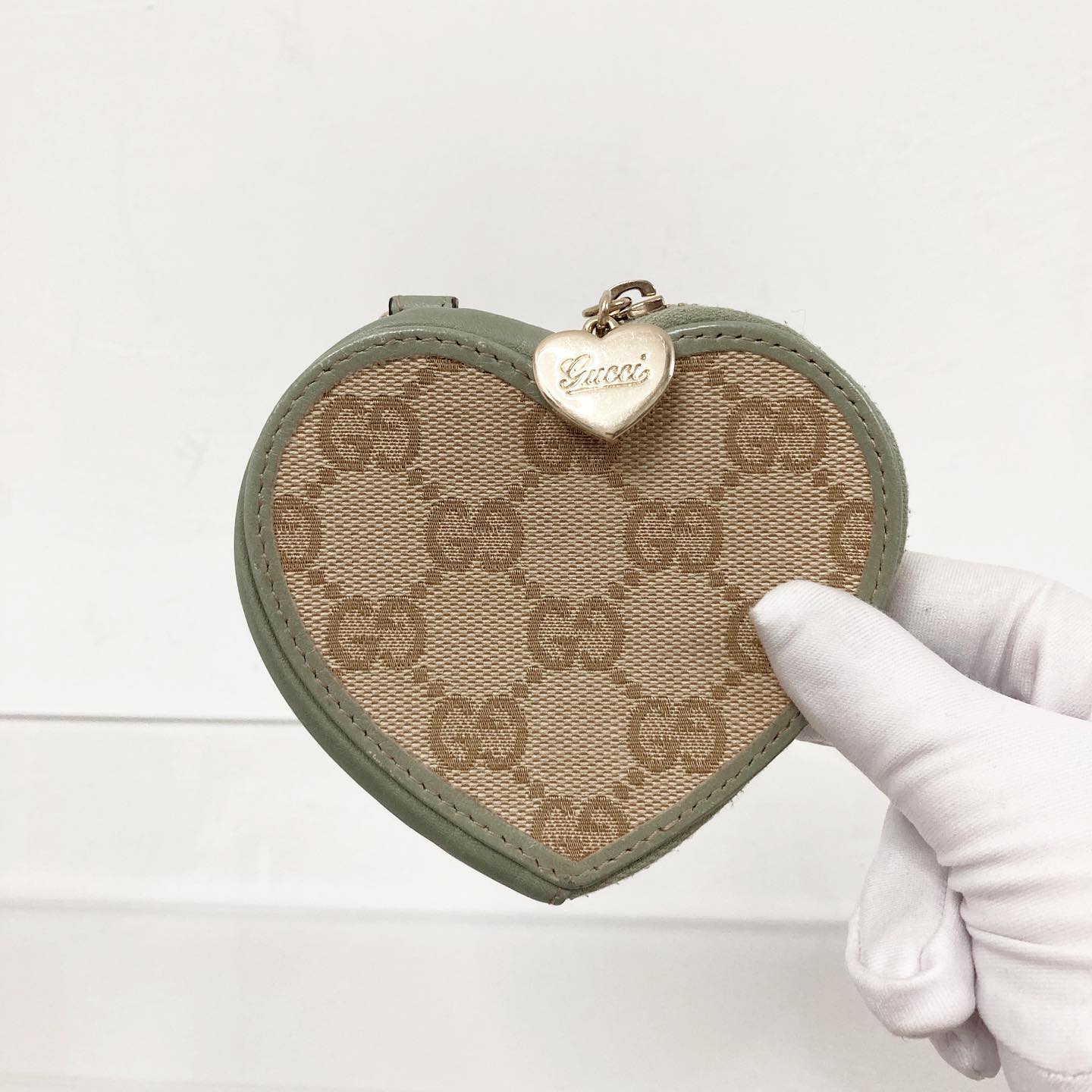 Gucci GG Heart Coin Bag 老花心心散紙包