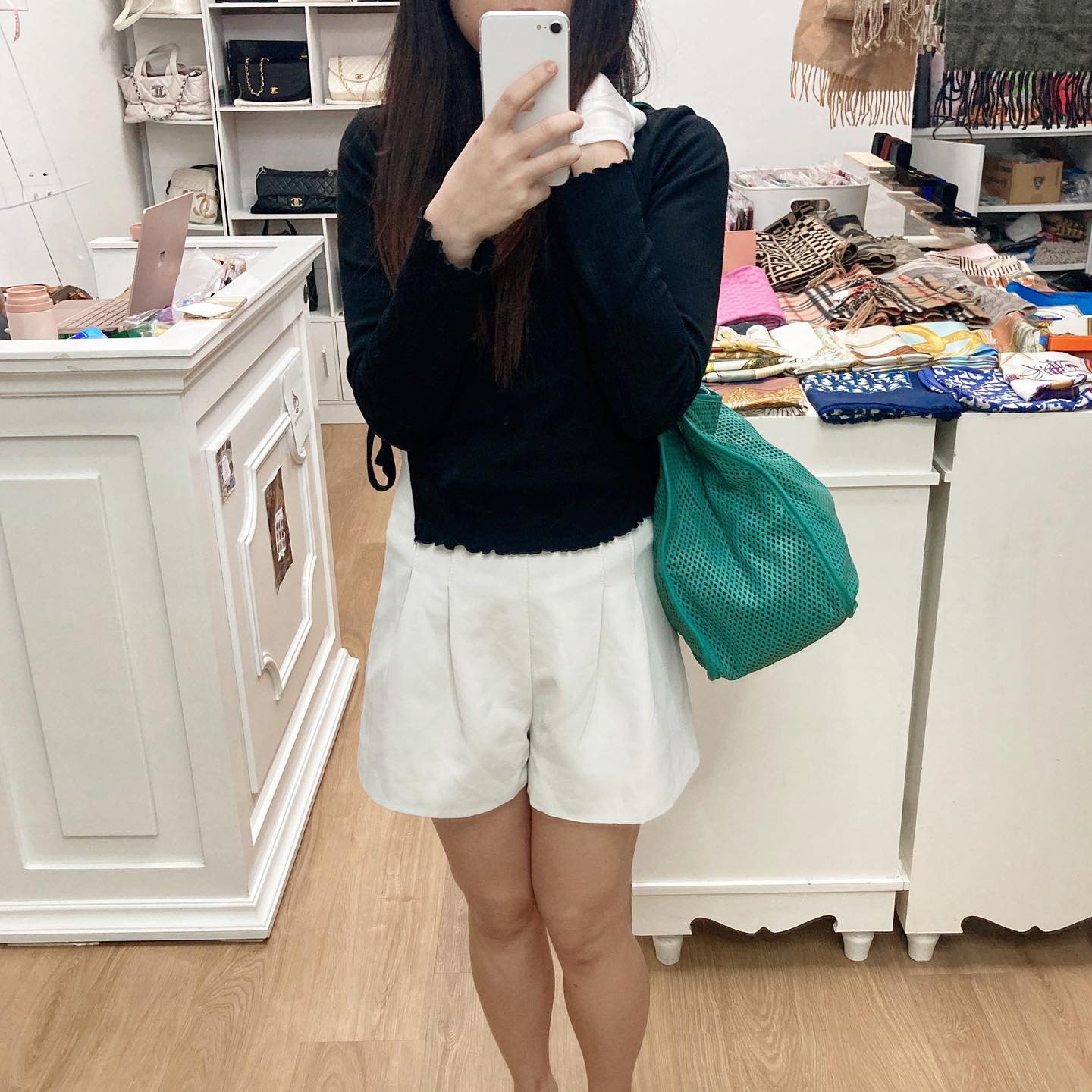 Chanel Leather Bag (Green) 牛皮手袋