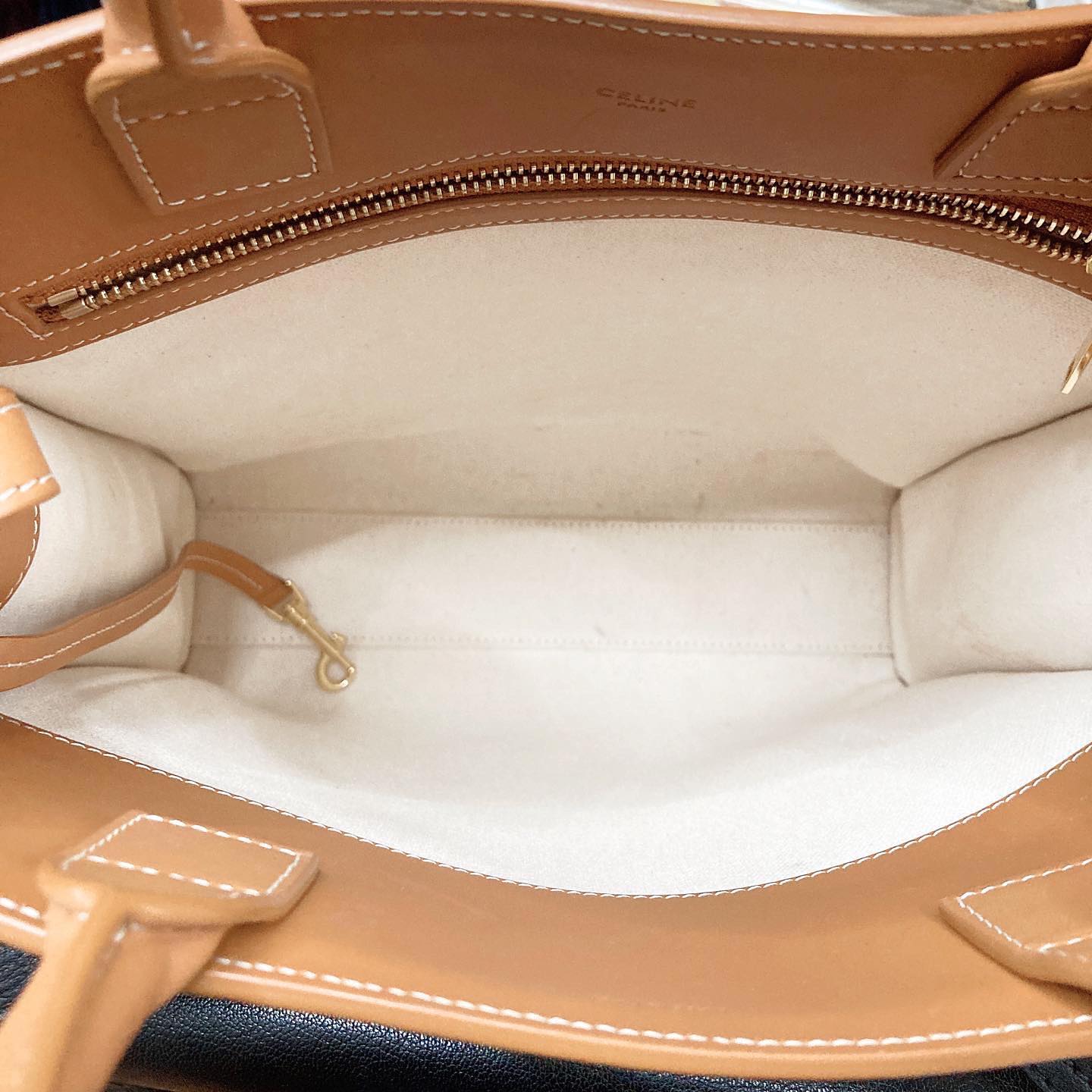 Celine Small Vertical Cabas in Canvas