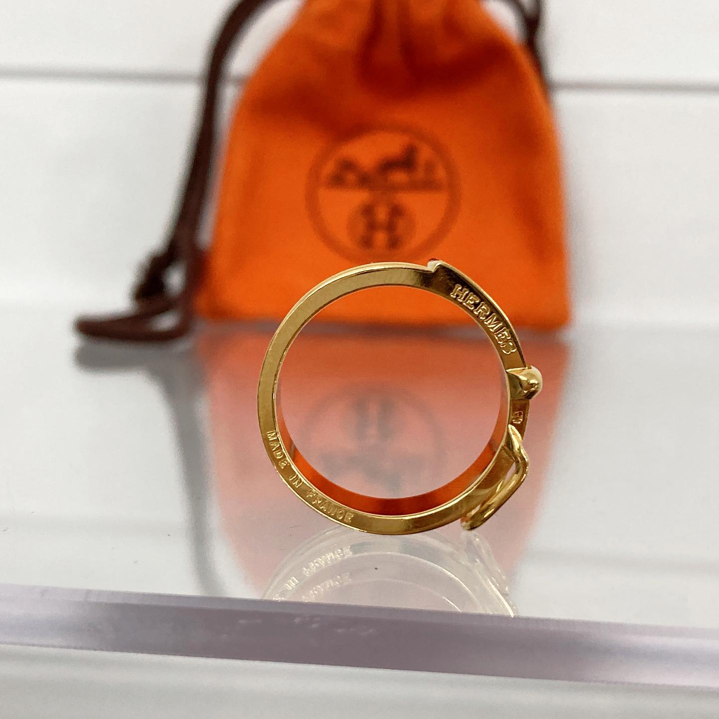Hermès Satellite Scarf Ring H經典絲巾扣