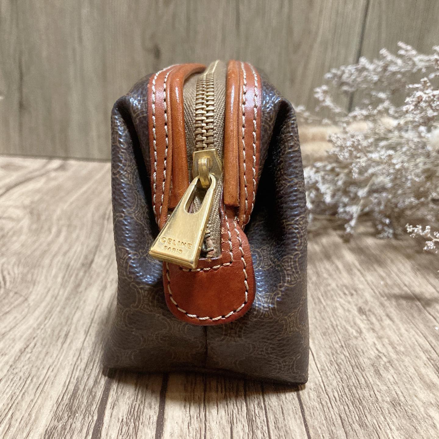 CELINE Macadam Mini Pouch Bag 迷你老花雲朵包 (送新皮帶/鏈帶)