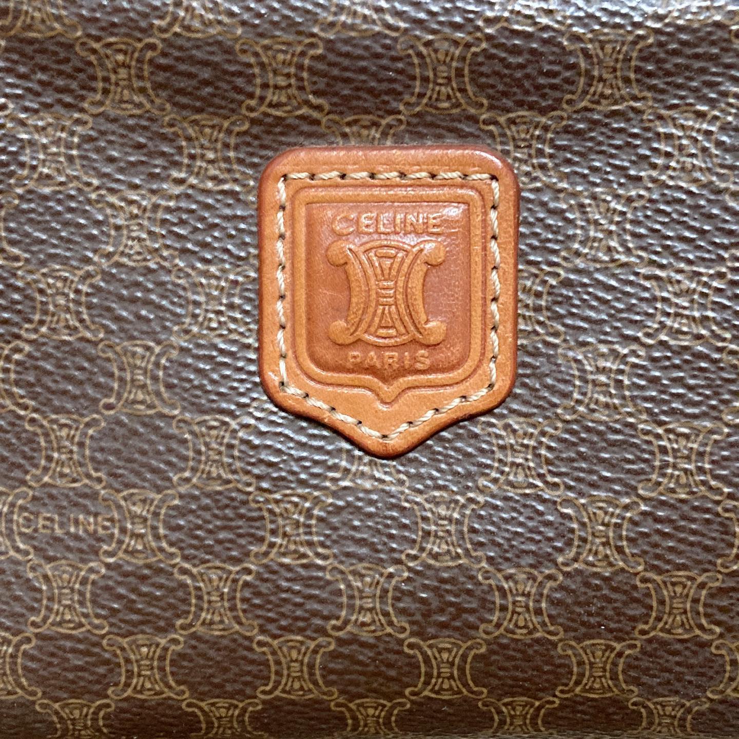CELINE Macadam Mini Pouch Bag 迷你老花雲朵包 (送新皮帶/鏈帶)