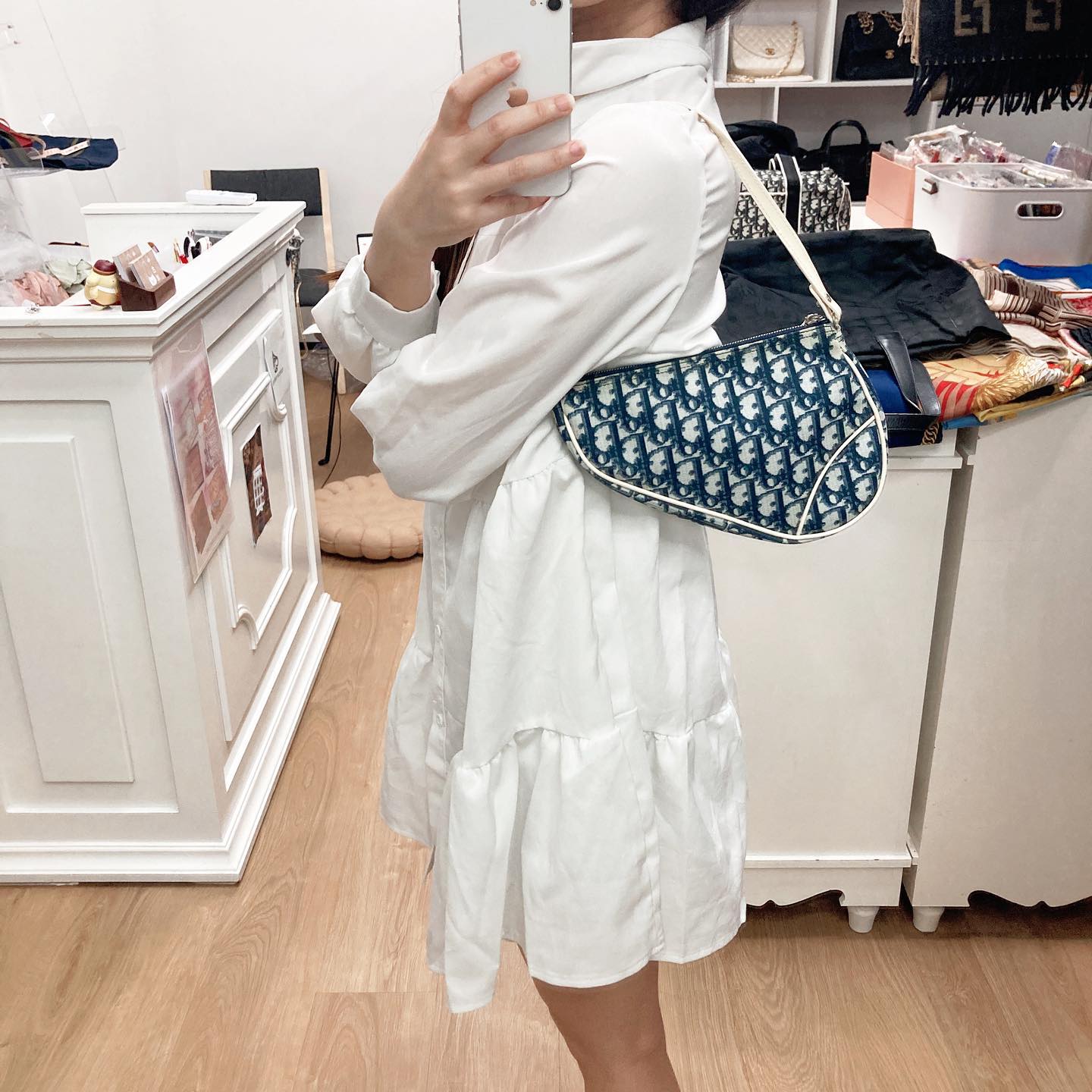 Christian Dior Saddle Bag (PVC) 馬鞍包