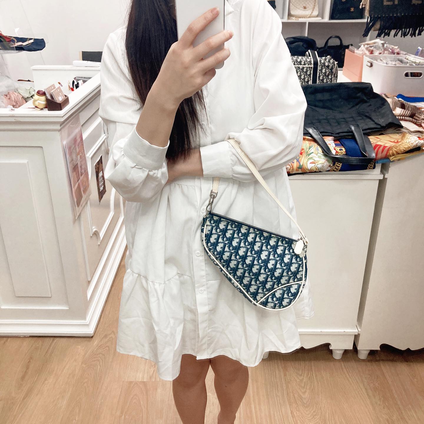 Christian Dior Saddle Bag (PVC) 馬鞍包