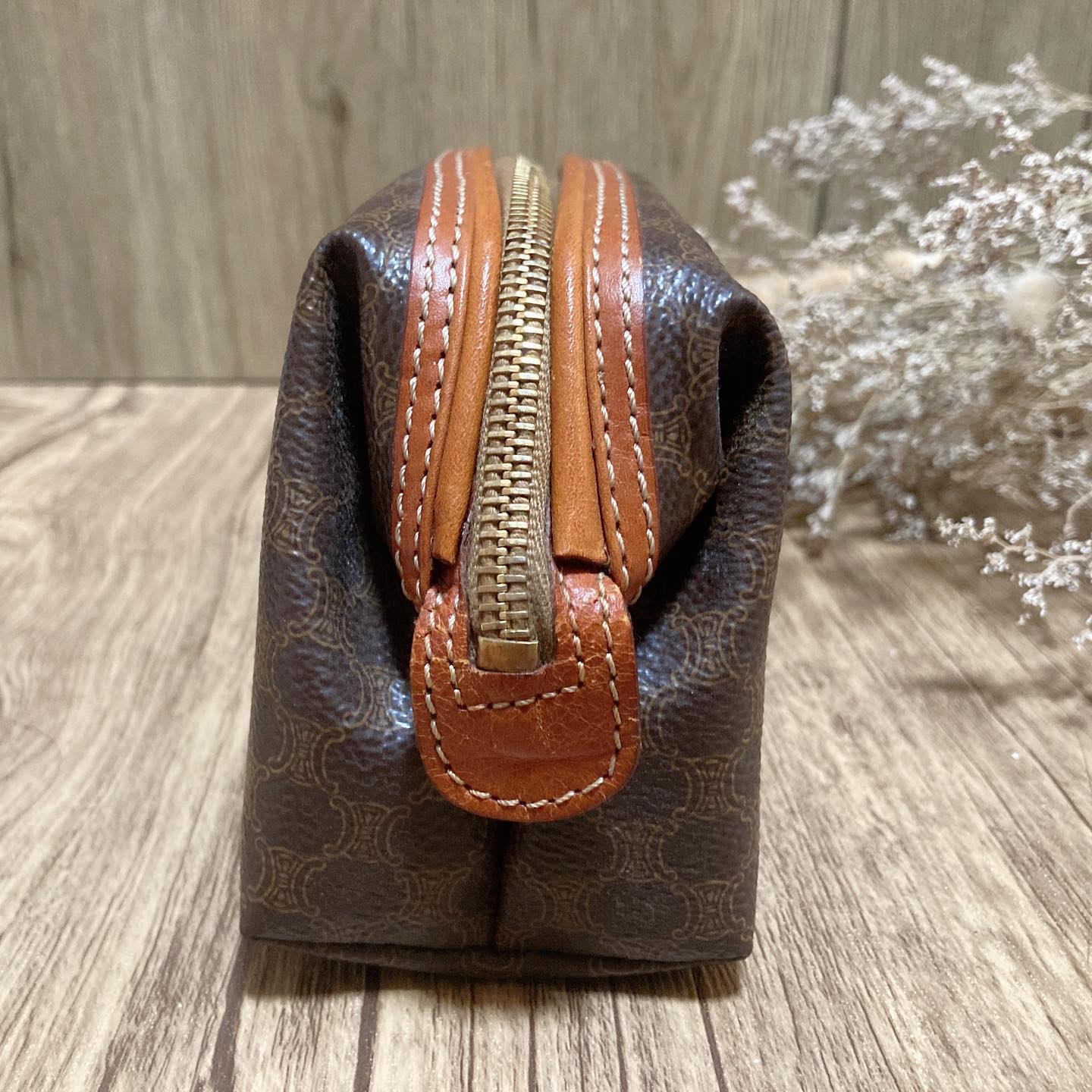 CELINE Macadam Mini Pouch Bag 迷你老花雲朵包 (送新皮帶/鏈帶)