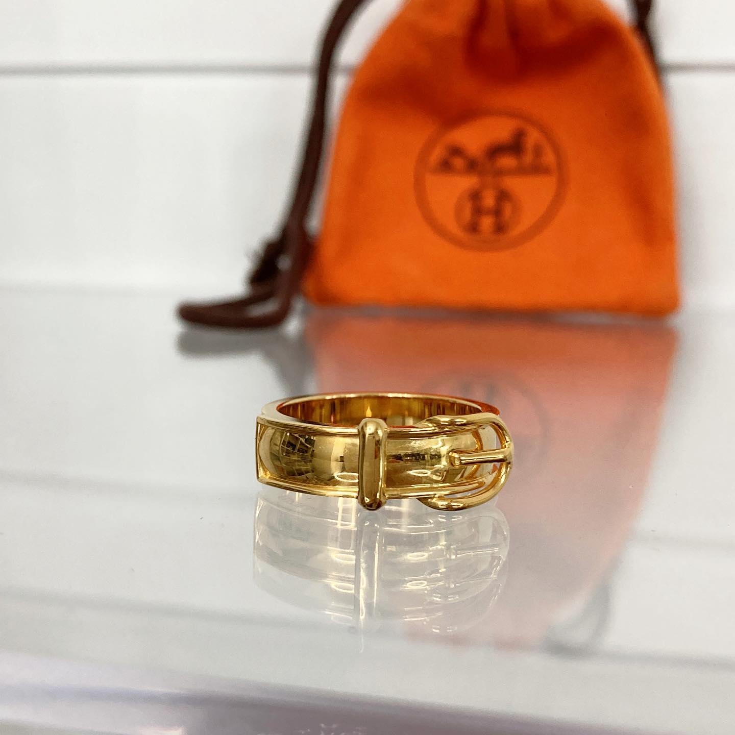 Hermès Satellite Scarf Ring H經典絲巾扣