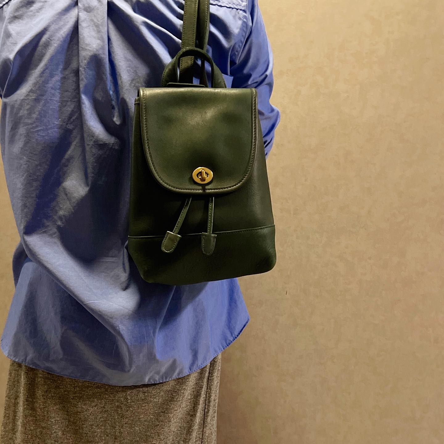 Coach Leather Backpack 真皮背囊