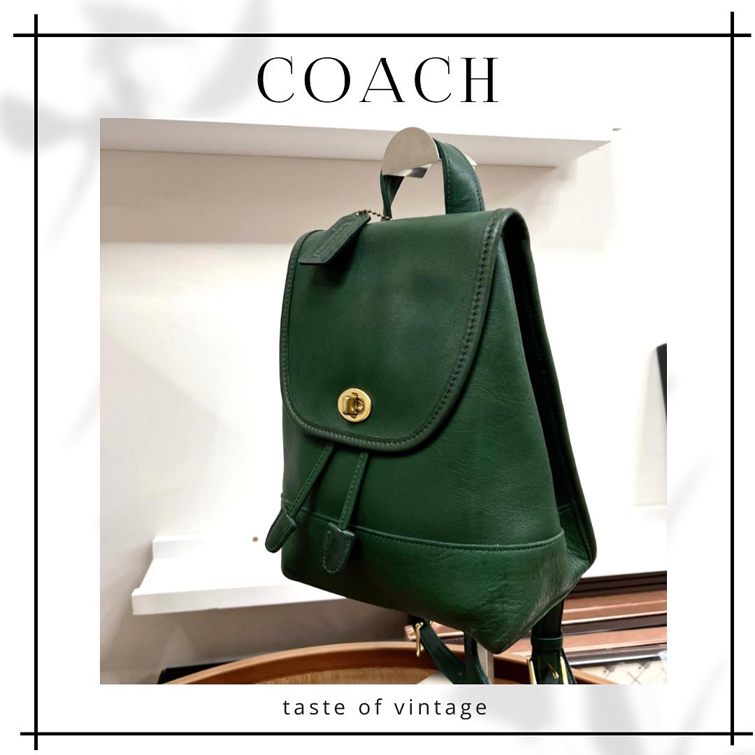 Coach Leather Backpack 真皮背囊