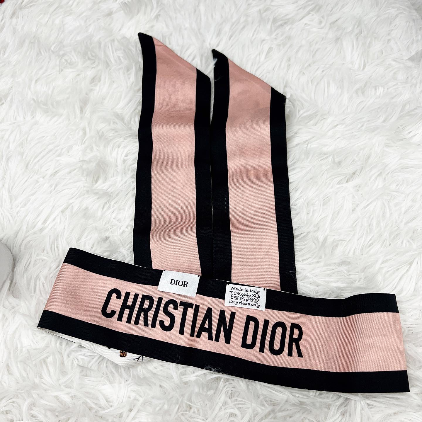 Christian Dior 100% Silk Scarf Twilly 真絲絲巾 連原裝盒